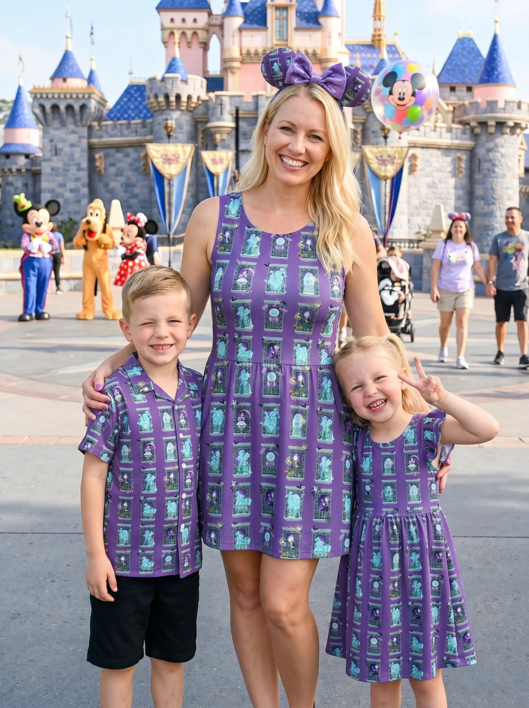 Haunted Mansion Matching Family Set, Disney Family Vacation Outfit, Disneyland Trip Clothes - Image 4