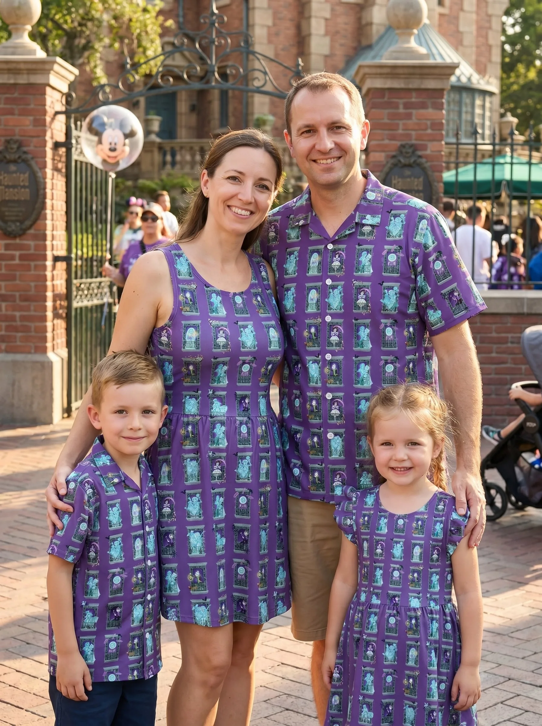 Haunted Mansion Matching Family Set, Disney Family Vacation Outfit, Disneyland Trip Clothes - Image 2