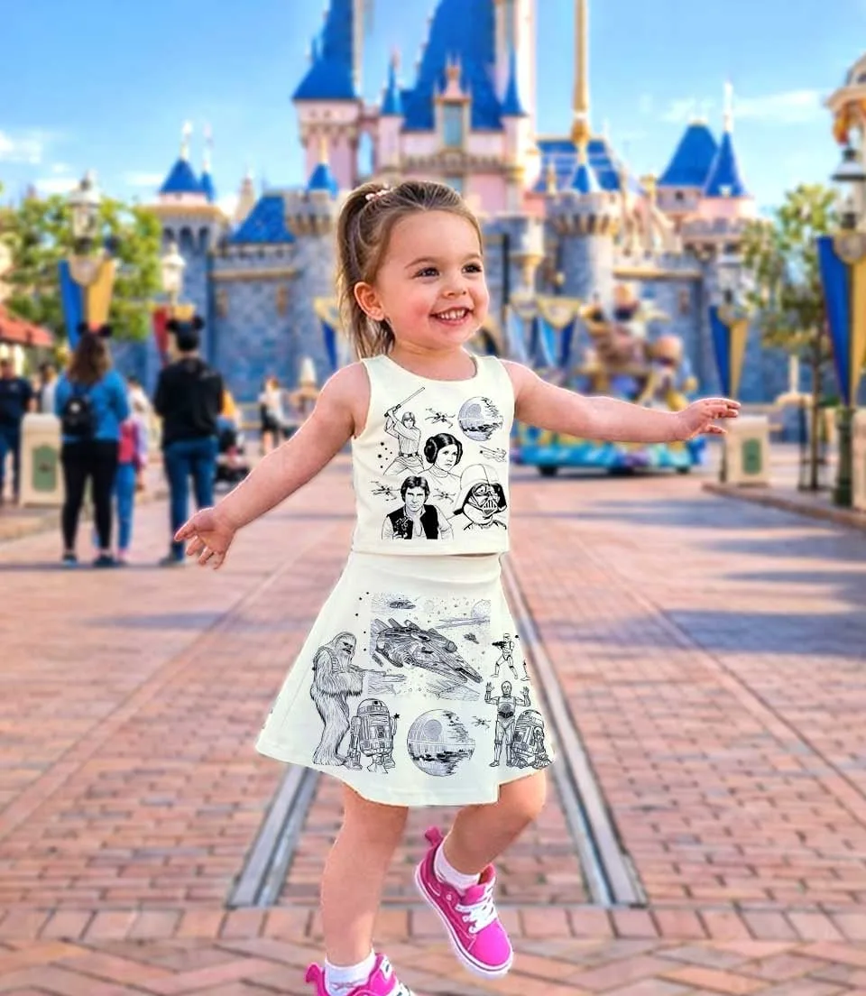 Disney Star Wars Original Trilogy Matching Mom and Me Dress Set, Family Vacation Theme Park Outfit - Image 3