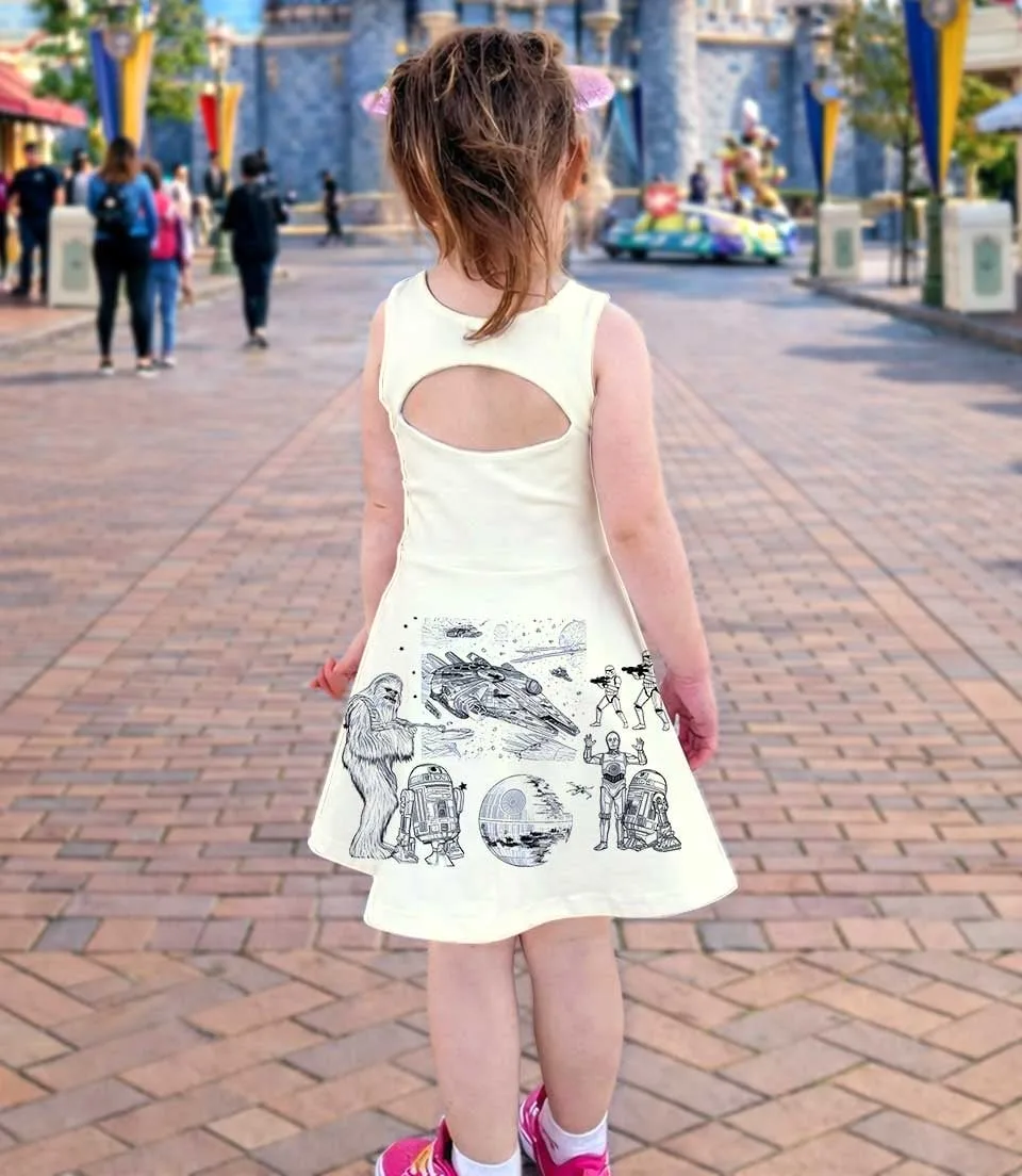 Disney Star Wars Original Trilogy Matching Mom and Me Dress Set, Family Vacation Theme Park Outfit - Image 4