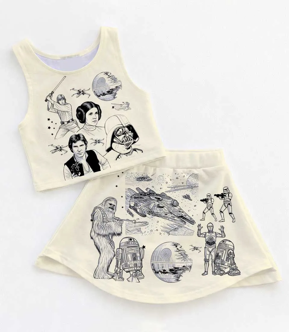 Disney Star Wars Original Trilogy Matching Mom and Me Dress Set, Family Vacation Theme Park Outfit