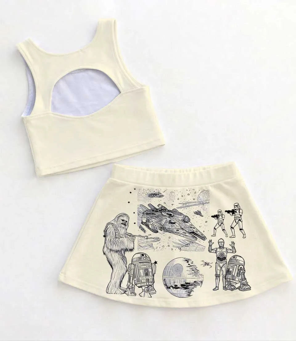 Disney Star Wars Original Trilogy Matching Mom and Me Dress Set, Family Vacation Theme Park Outfit - Image 2