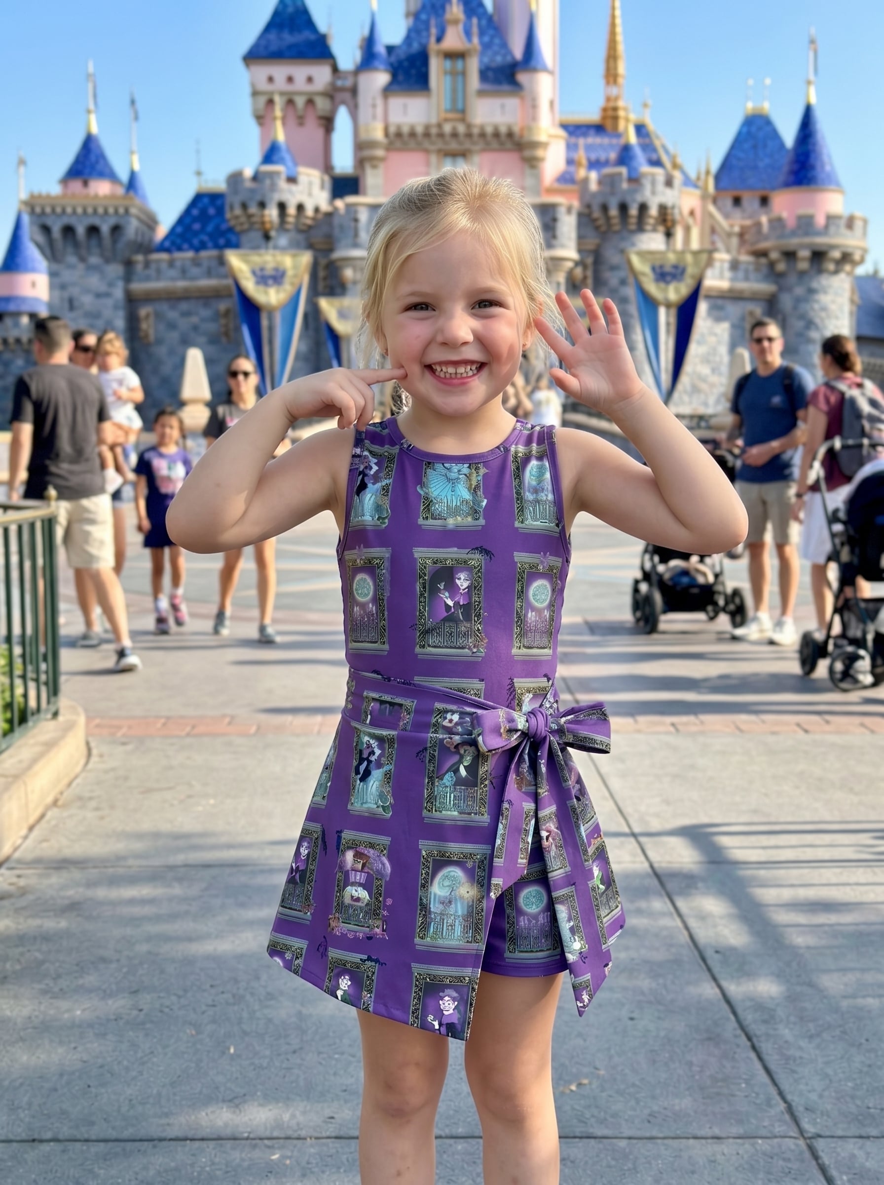 Haunted Mansion Tennis Dress Skirt, Disney Park Vacation Outfit, Haunted Mansion Skort Dress - Image 2