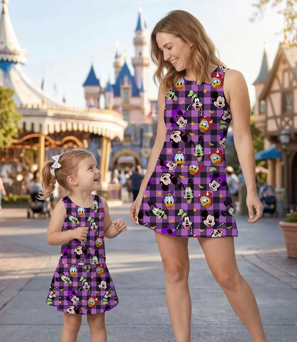 Disney Mickey & Friends Halloween Matching Mom and Me Dress Set, Family Vacation Theme Park Outfit - Image 7