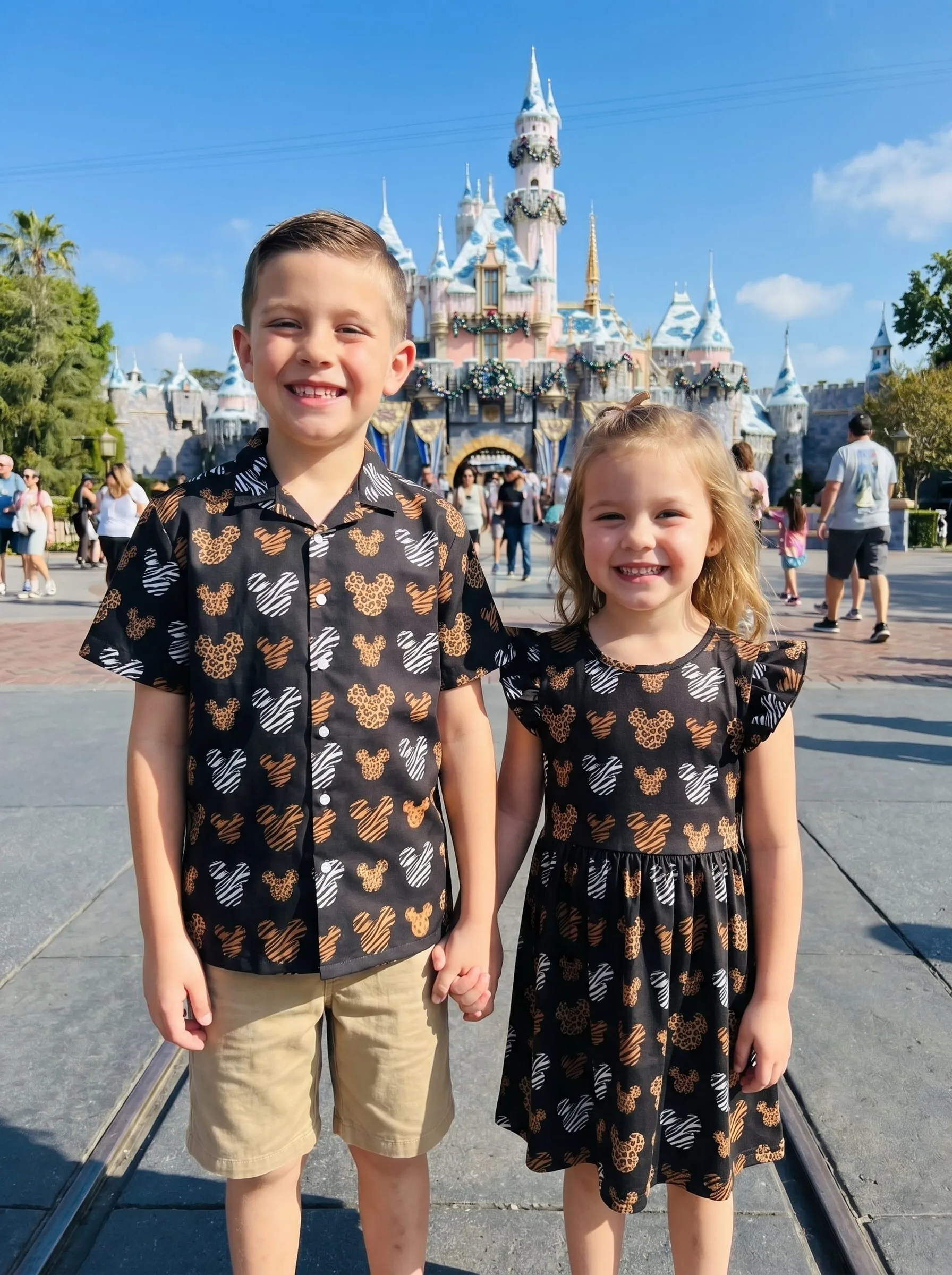 Safari Mickey Matching Family Set, Disney Family Vacation Outfit, Disneyland Trip Clothes - Image 4