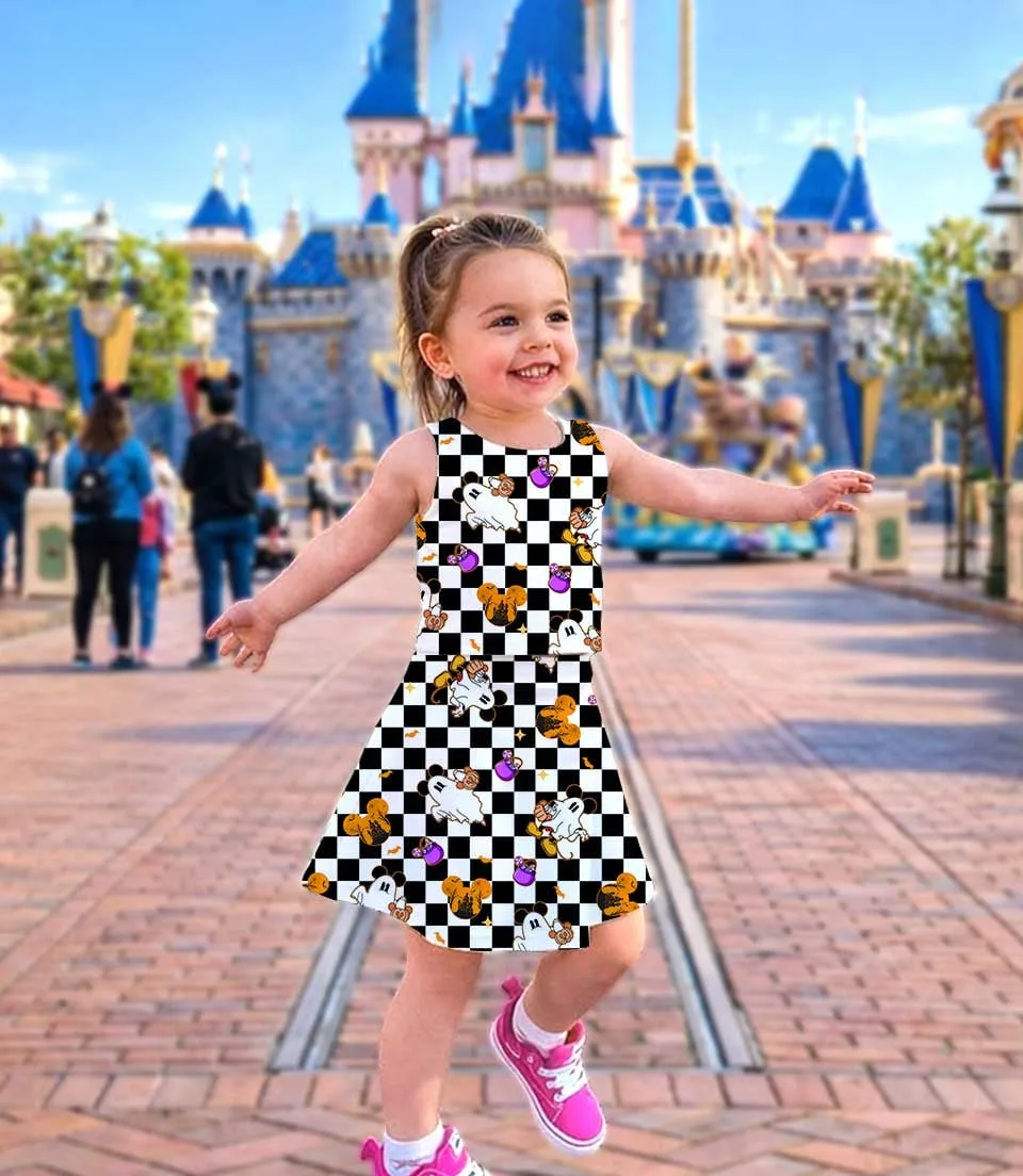 Disney Mickey Mouse Halloween Matching Mom and Me Dress Set, Family Vacation Theme Park Outfit - Image 3