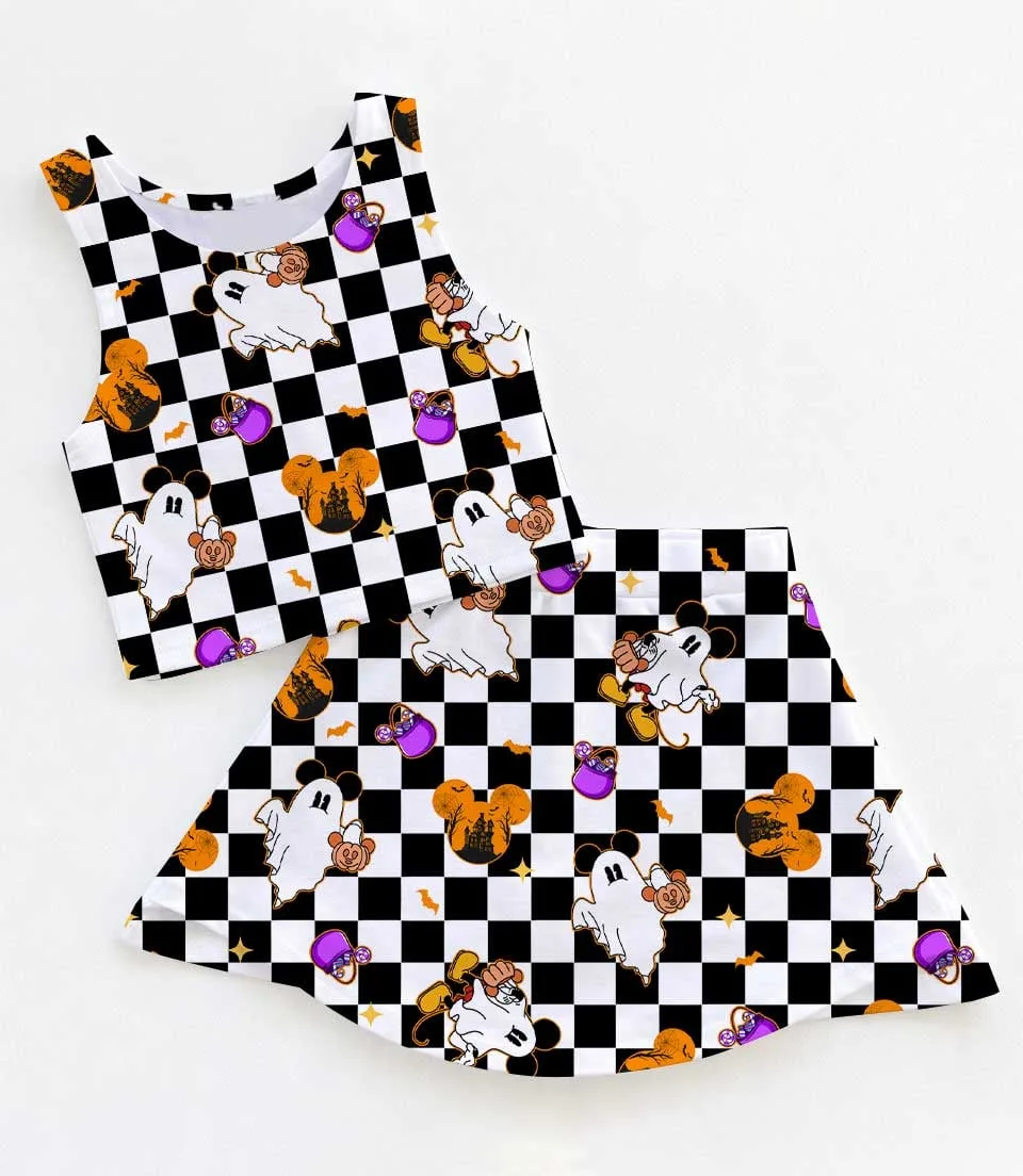 Disney Mickey Mouse Halloween Matching Mom and Me Dress Set, Family Vacation Theme Park Outfit