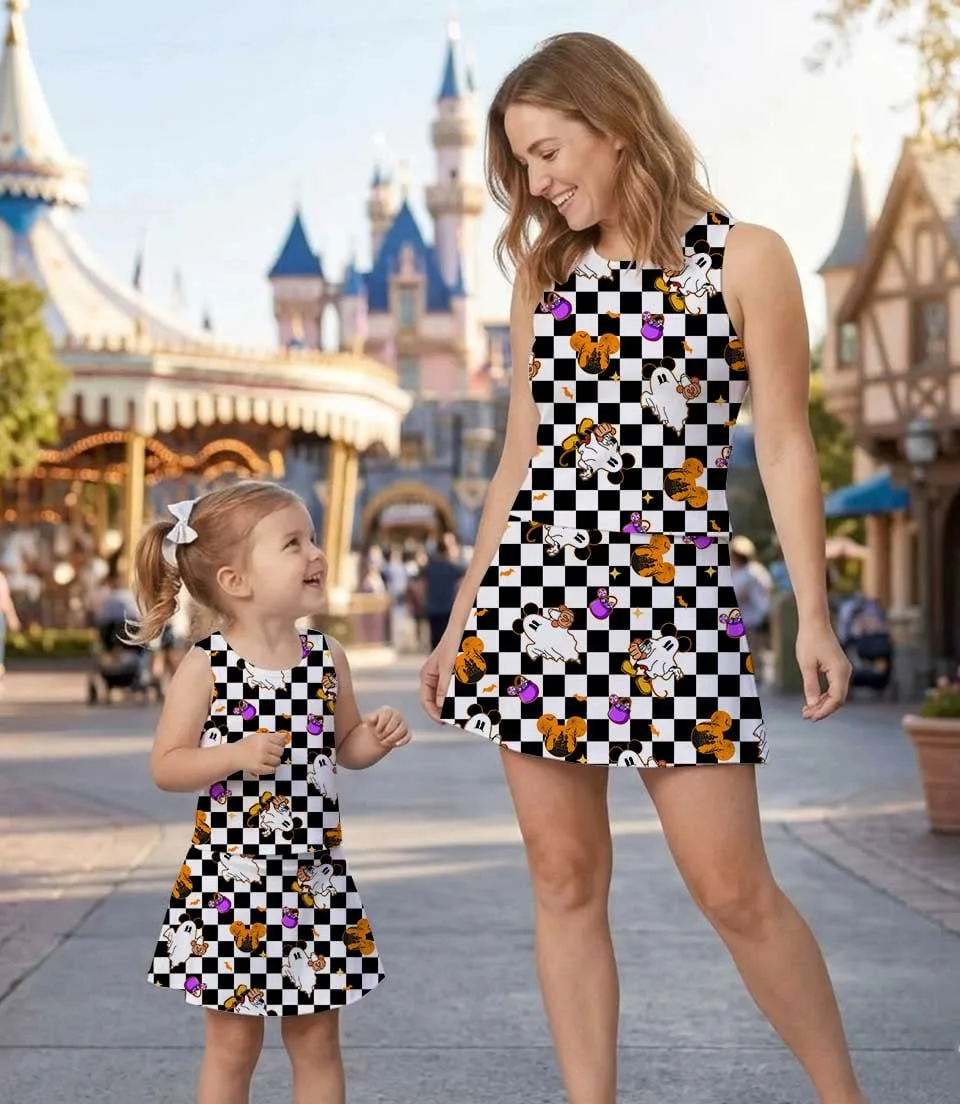 Disney Mickey Mouse Halloween Matching Mom and Me Dress Set, Family Vacation Theme Park Outfit - Image 7