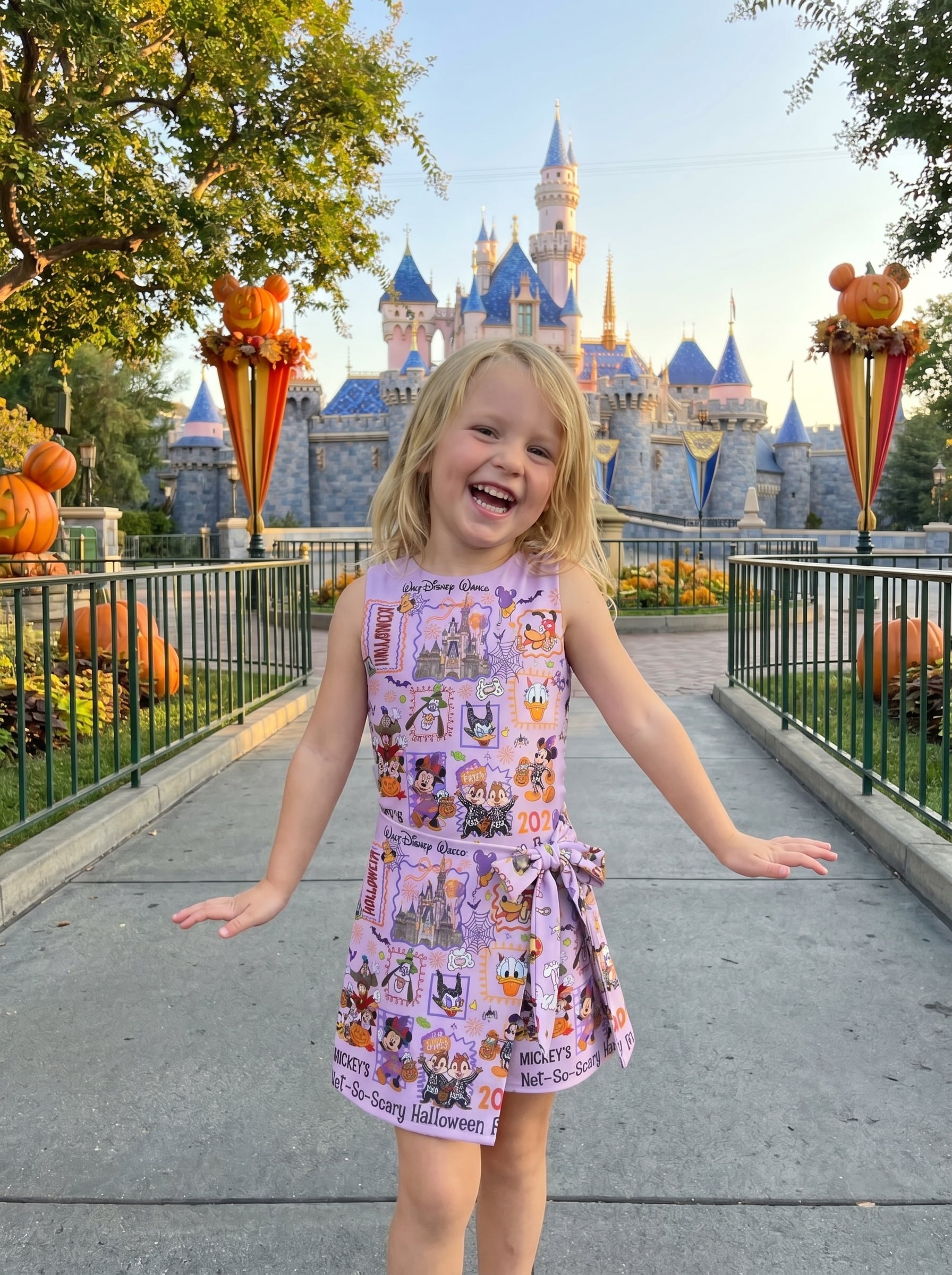 Mickey Halloween Tennis Dress Skirt, Disney Park Vacation Outfit, Mickey's Not-So-Scary Halloween Skort Dress - Image 3