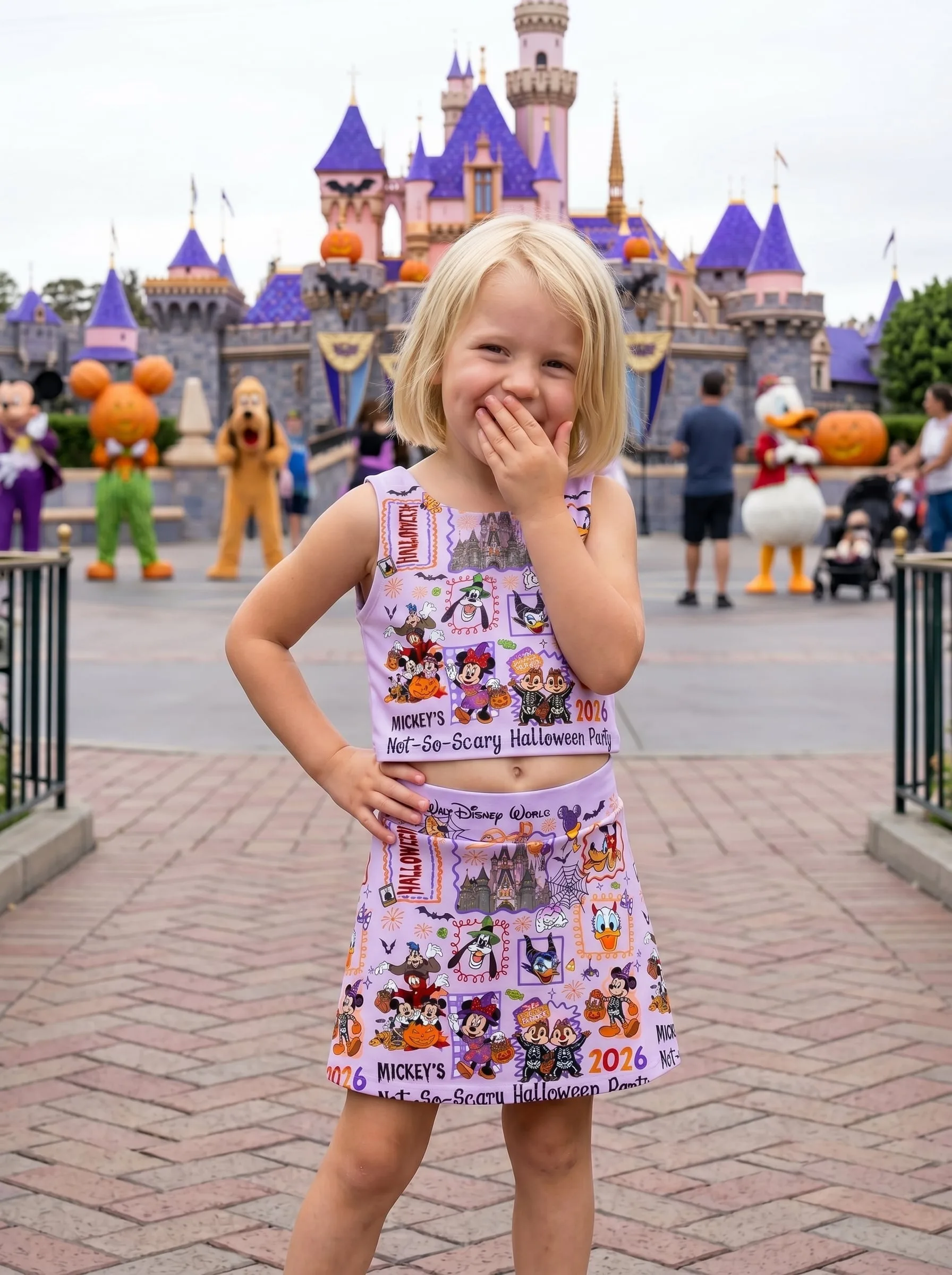 Mickey Halloween Matching Dress Set, Mom And Me Outfit, Disney Park Vacation Clothes - Image 2
