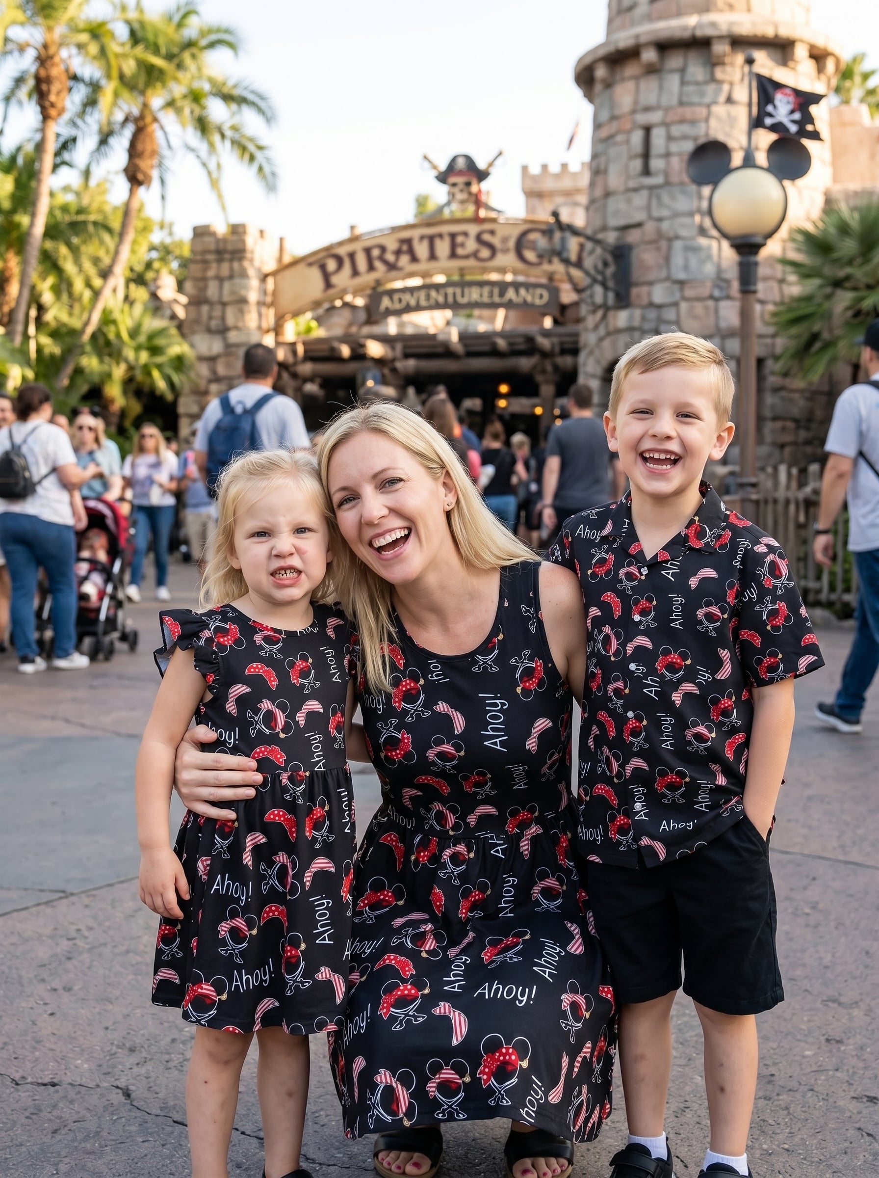 Pirate Mickey Matching Family Set, Disney Family Vacation Outfit, Disneyland Trip Clothes - Image 5