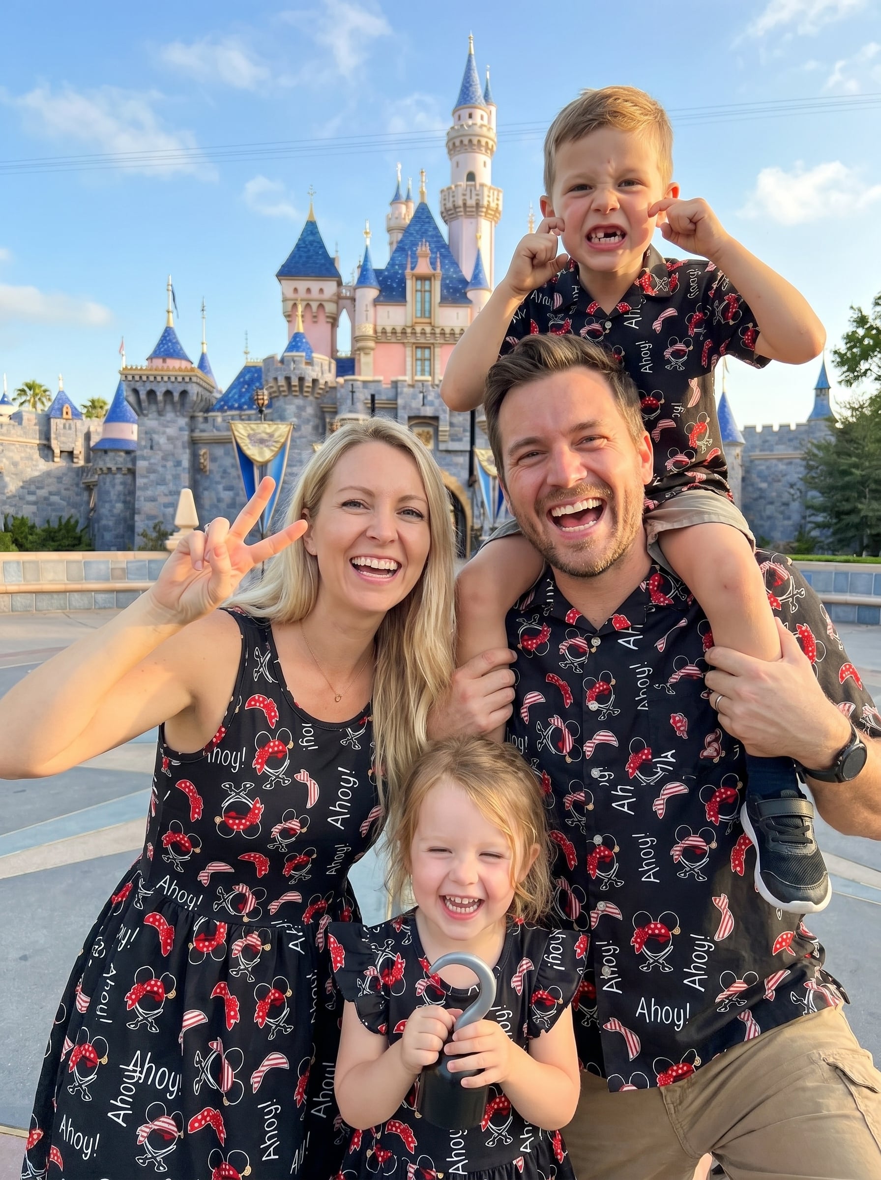 Pirate Mickey Matching Family Set, Disney Family Vacation Outfit, Disneyland Trip Clothes - Image 2