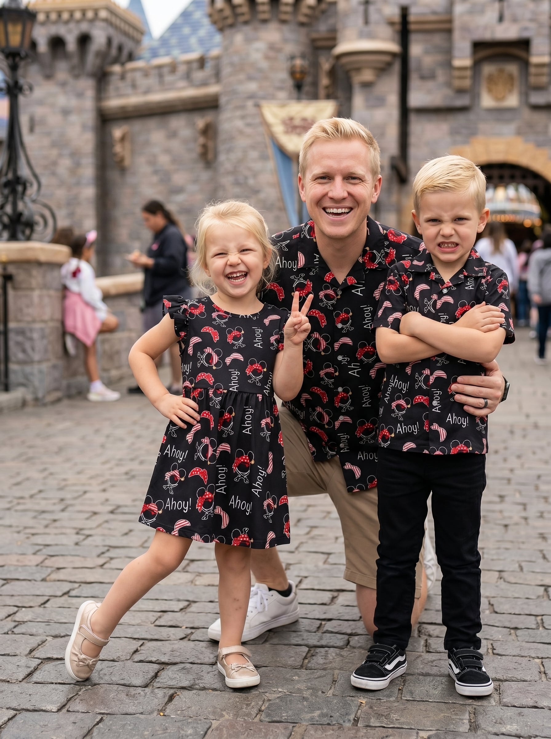Pirate Mickey Matching Family Set, Disney Family Vacation Outfit, Disneyland Trip Clothes - Image 3