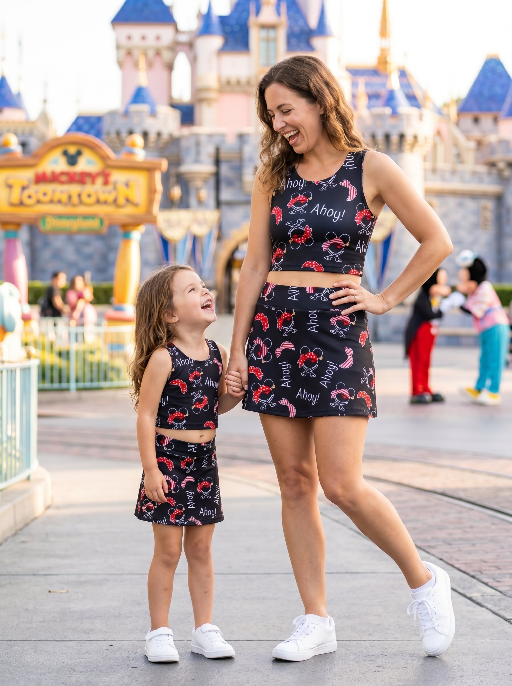 Pirate Mickey Matching Dress Set, Mom And Me Outfit, Disney Park Vacation Clothes - Image 4