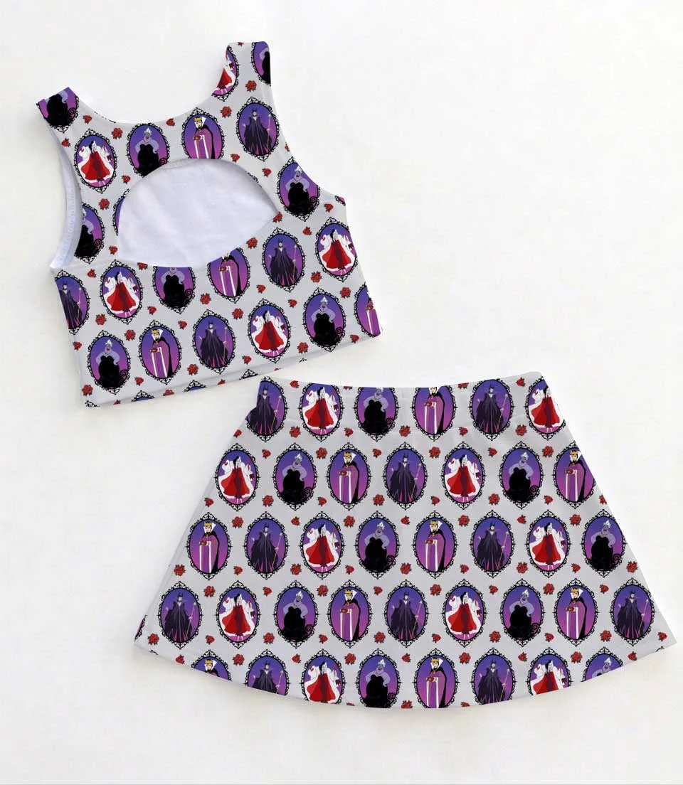 Disney Villains Cameo Matching Mom and Me Dress Set, Evil Queens Theme Park Family Vacation Outfit - Image 2