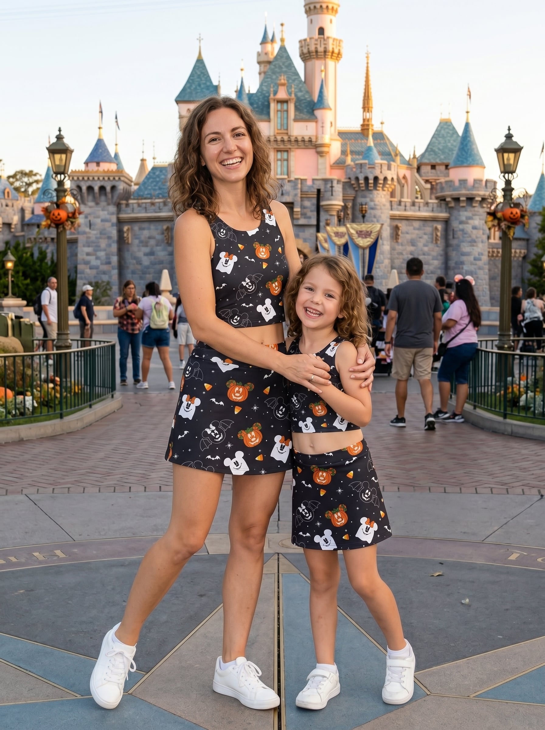 Disney Halloween Matching Dress Set, Mom And Me Cartoon Outfit, Disneyland Family Trip Clothes - Image 4