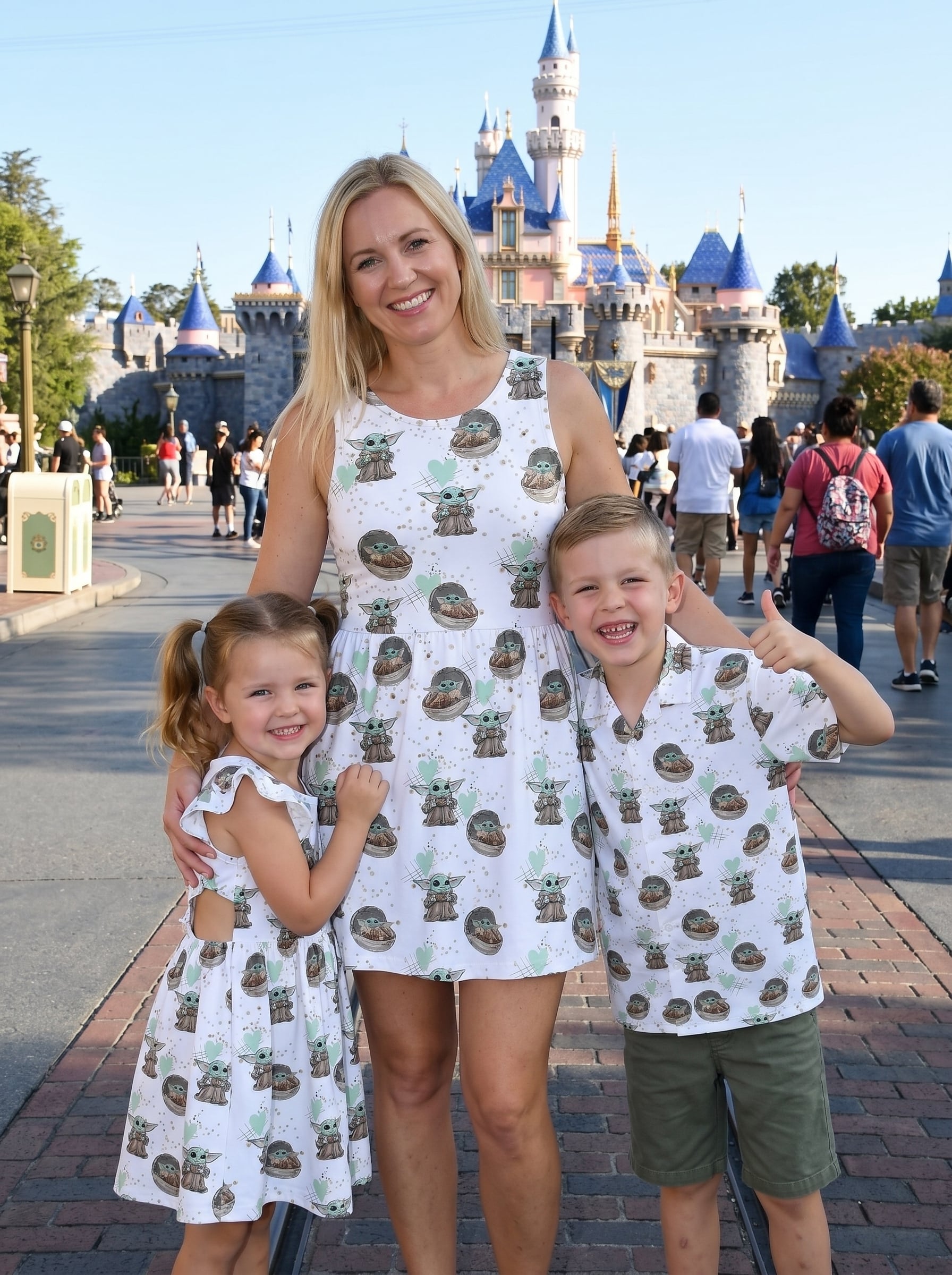 Grogu Matching Family Set, Disney Family Vacation Outfit, Disneyland Trip Clothes - Image 4
