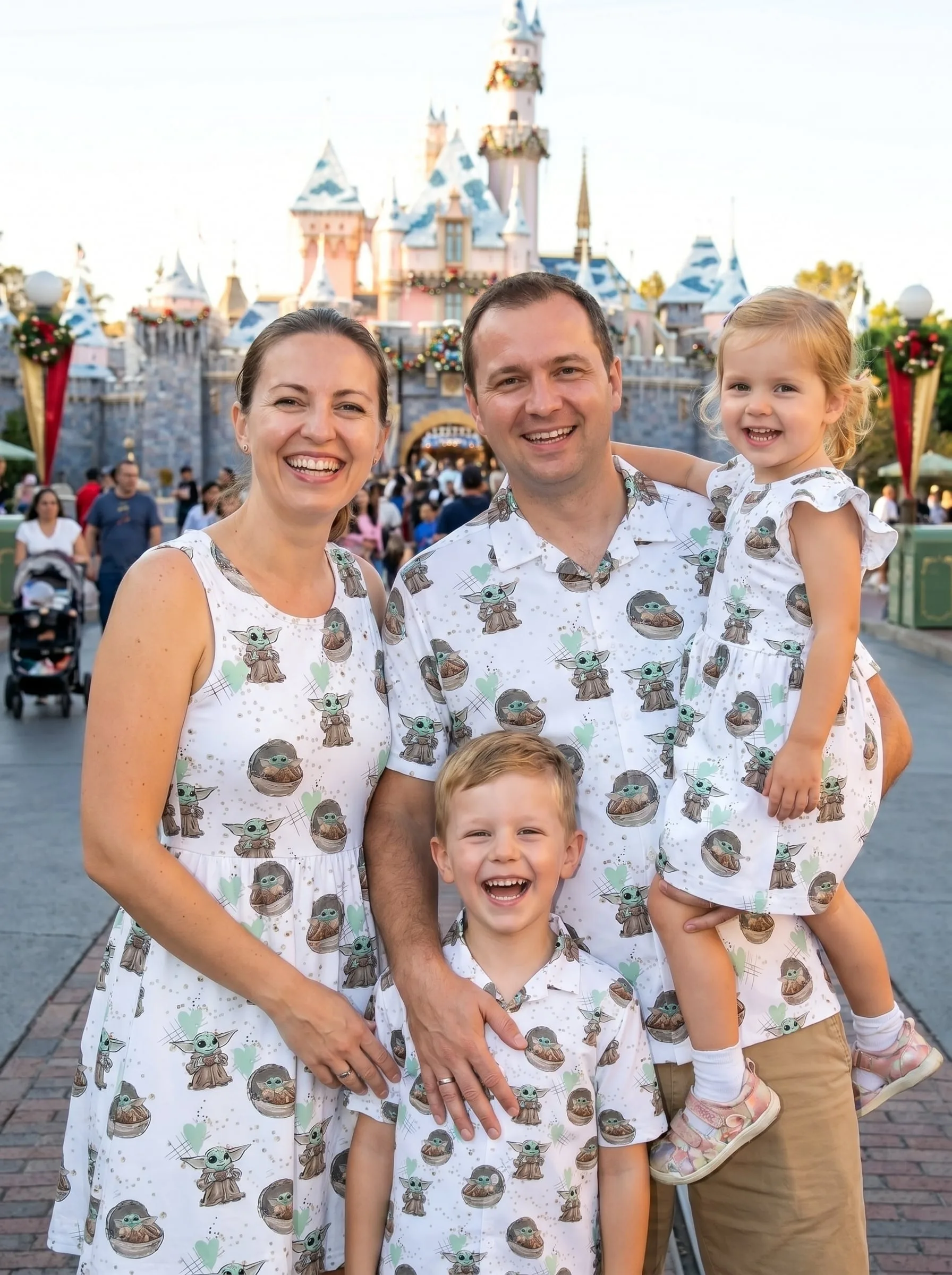 Grogu Matching Family Set, Disney Family Vacation Outfit, Disneyland Trip Clothes
