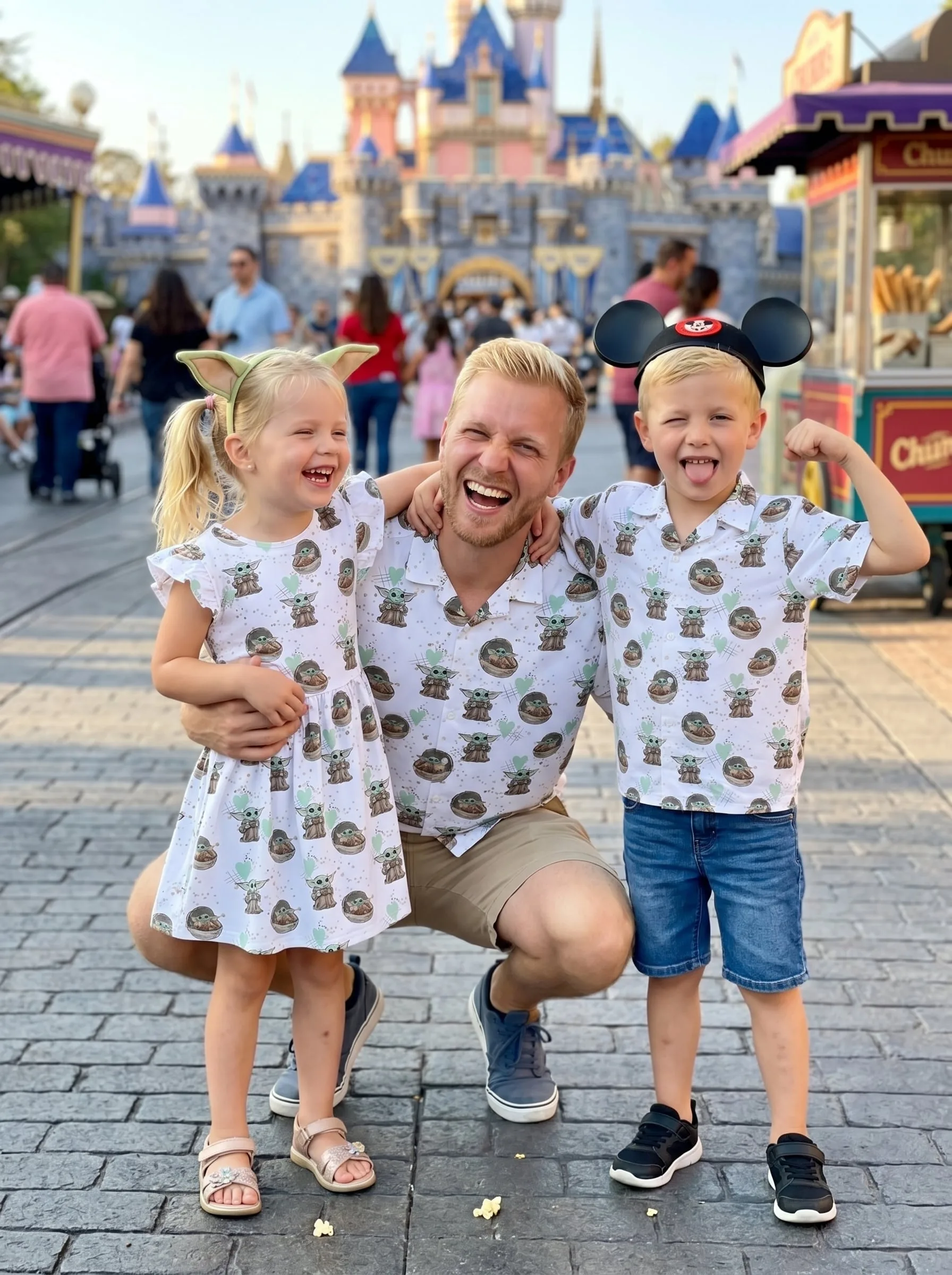 Grogu Matching Family Set, Disney Family Vacation Outfit, Disneyland Trip Clothes - Image 2