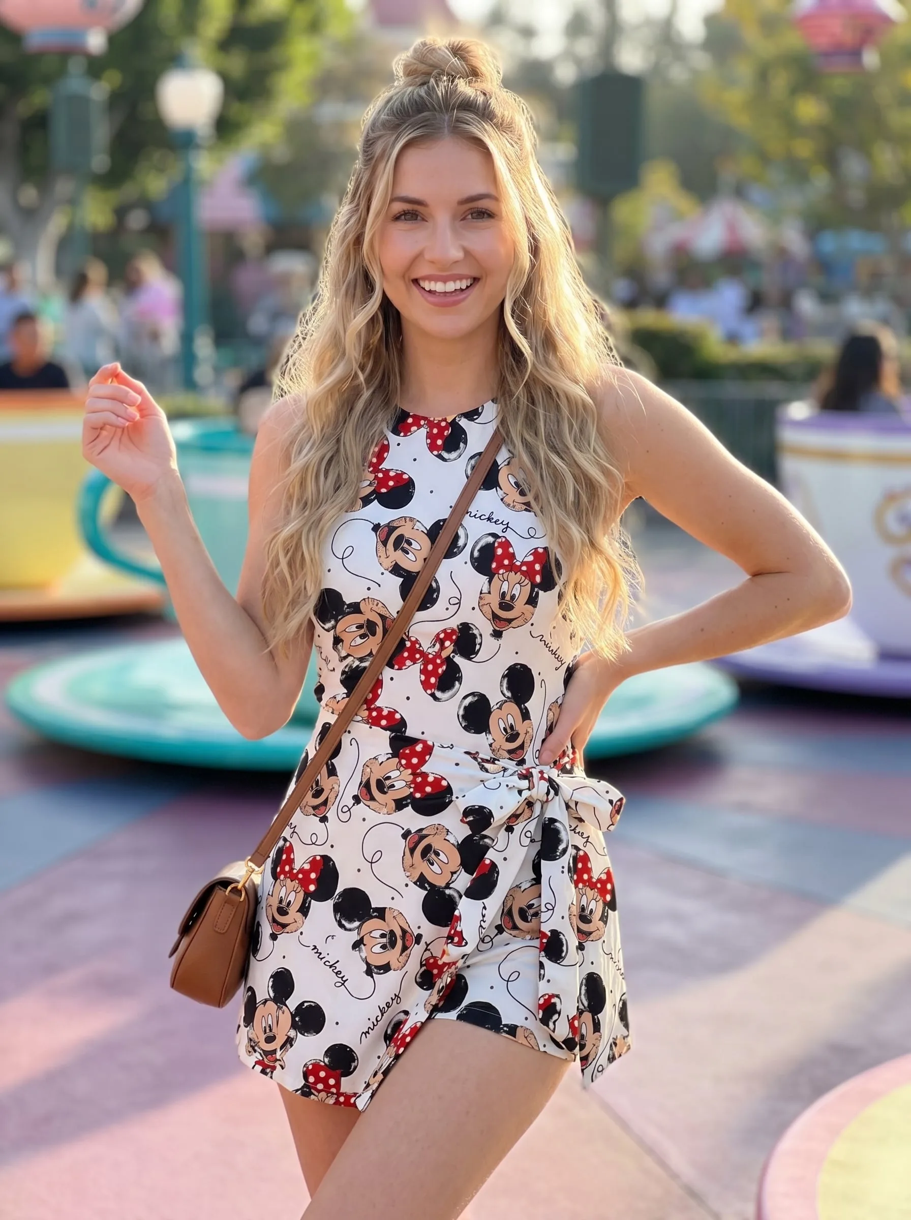 Mickey Minnie Tennis Dress Skirt, Disney Park Vacation Outfit, Magic Kingdom Disney Skort Dress - Image 2