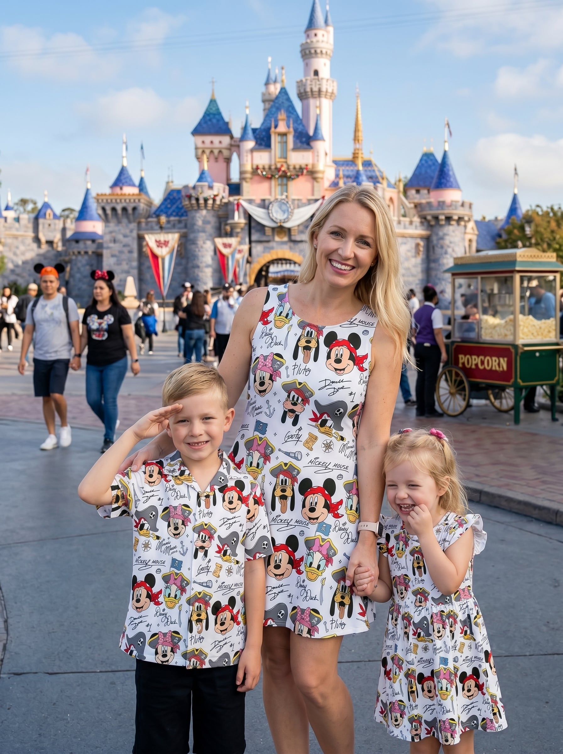 Pirate Mickey Matching Family Set, Disney Family Vacation Outfit, Disneyland Trip Clothes - Image 5