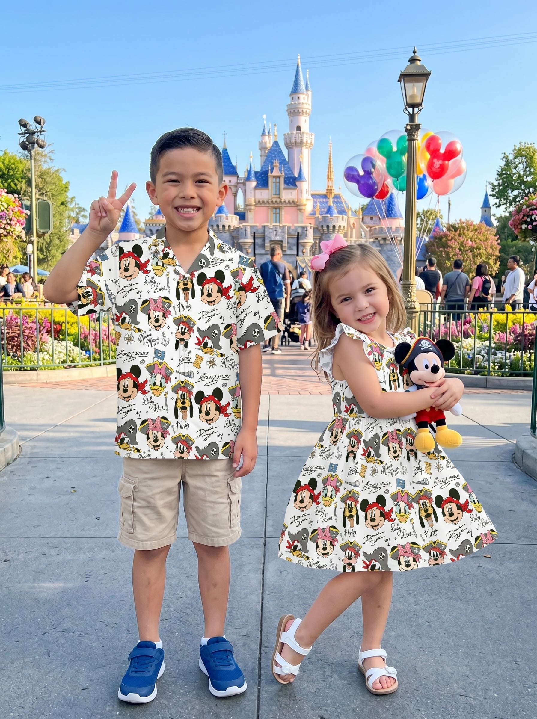 Pirate Mickey Matching Family Set, Disney Family Vacation Outfit, Disneyland Trip Clothes - Image 4