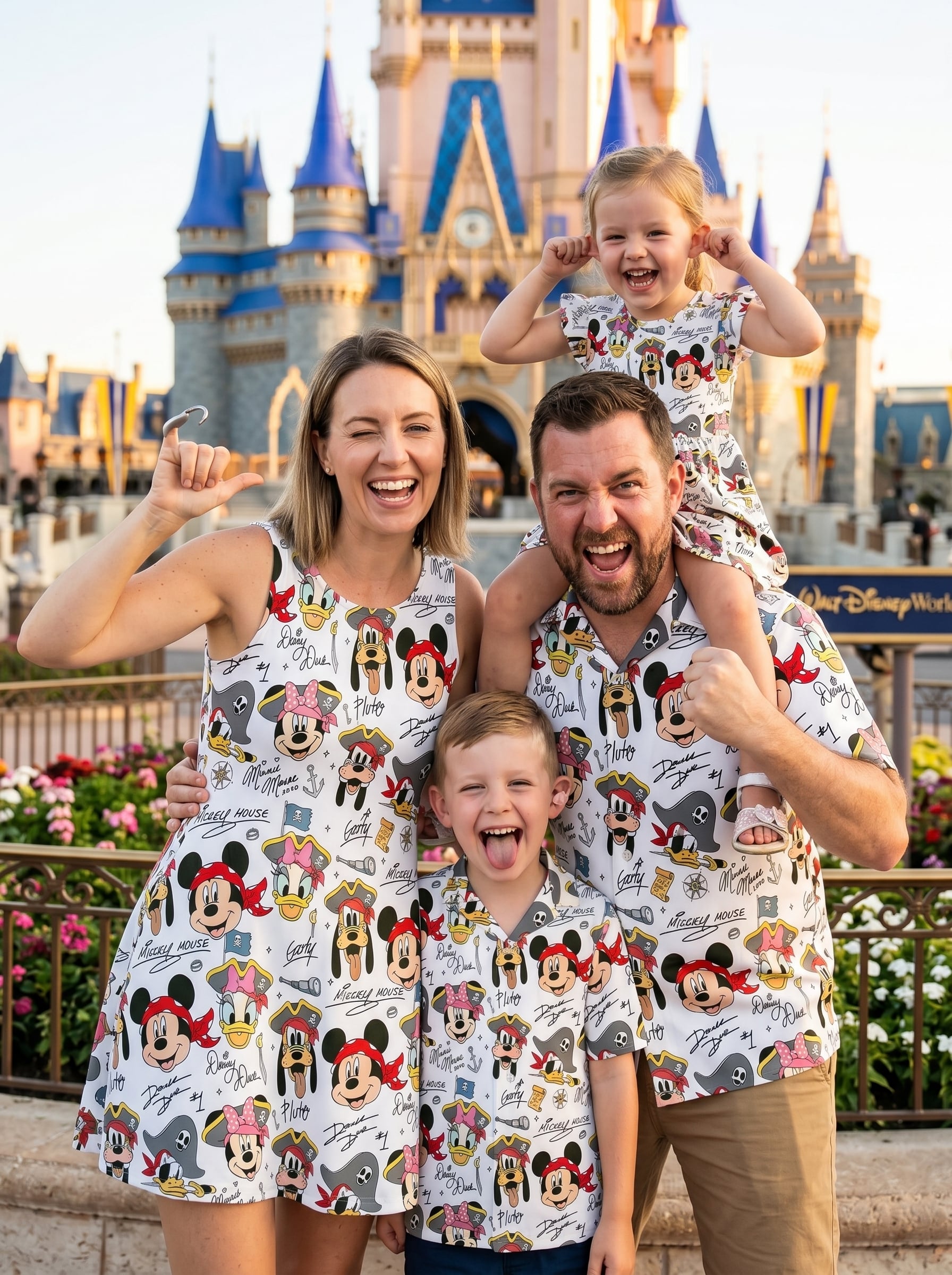 Pirate Mickey Matching Family Set, Disney Family Vacation Outfit, Disneyland Trip Clothes - Image 2