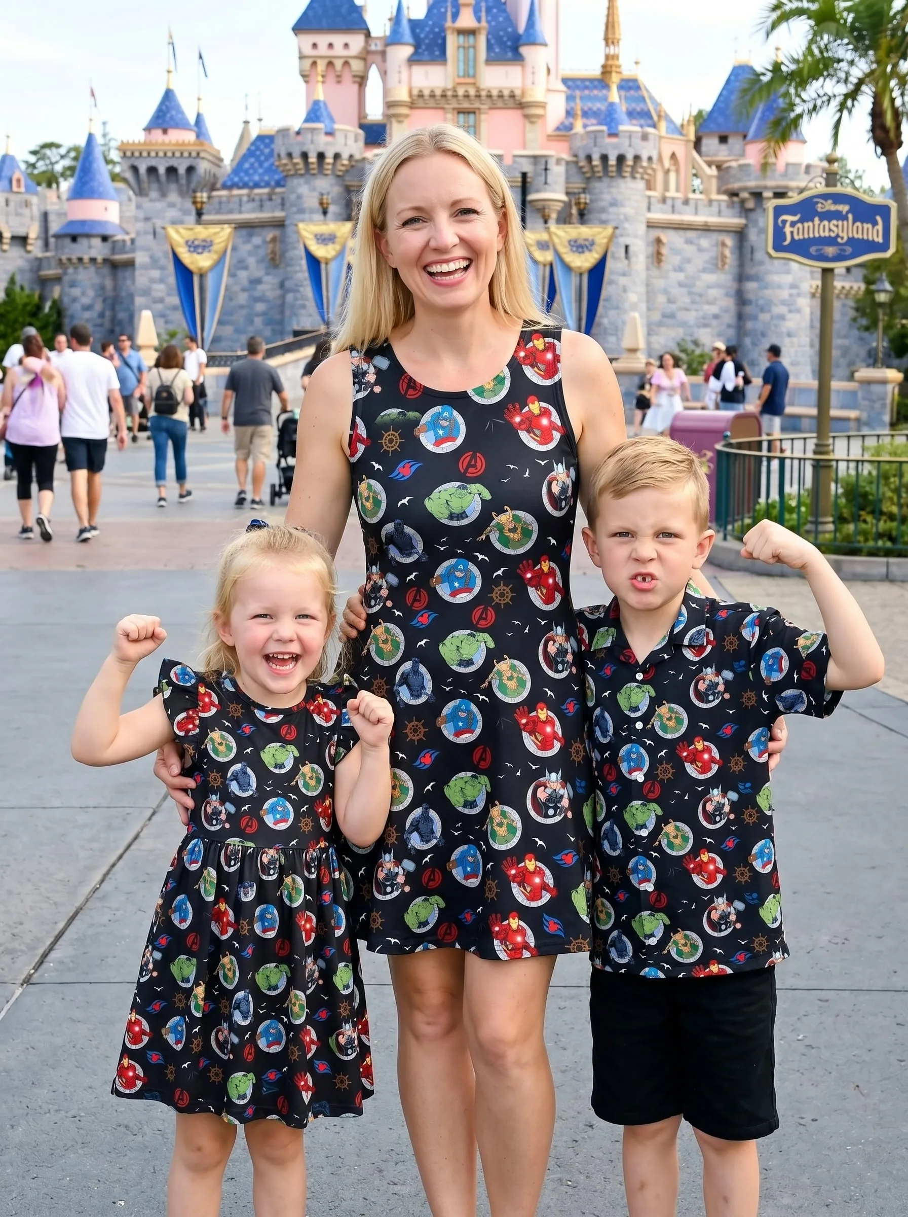 Marvel Avengers Matching Family Set, Disney Family Vacation Outfit, Disneyland Trip Clothes - Image 4
