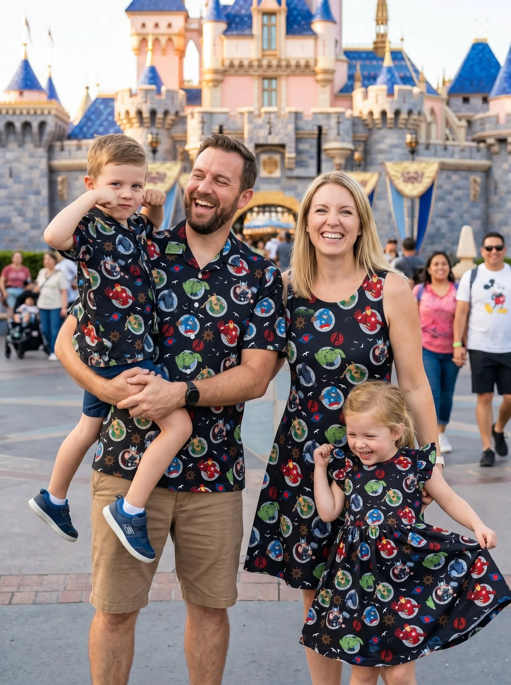 Marvel Avengers Matching Family Set, Disney Family Vacation Outfit, Disneyland Trip Clothes - Image 5