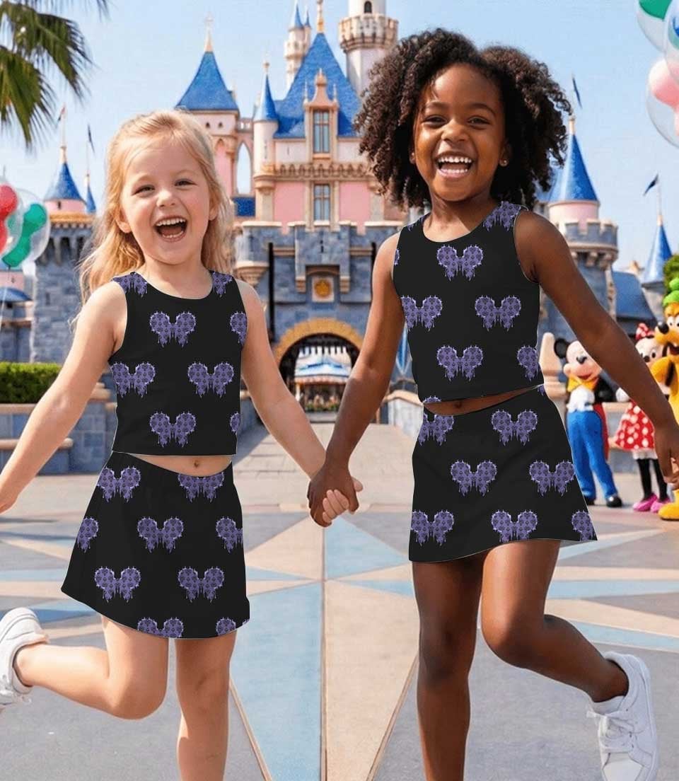 Disney The Haunted Mansion Gothic Heart Matching Mom and Me Dress Set, Family Vacation Theme Park Outfit - Image 5