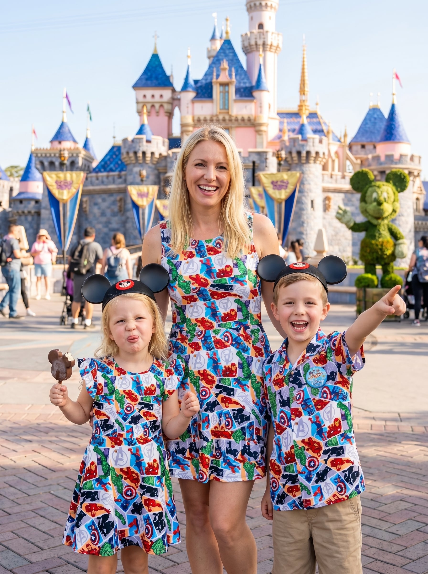Marvel Avengers Matching Family Set, Disney Family Vacation Outfit, Disneyland Trip Clothes - Image 2