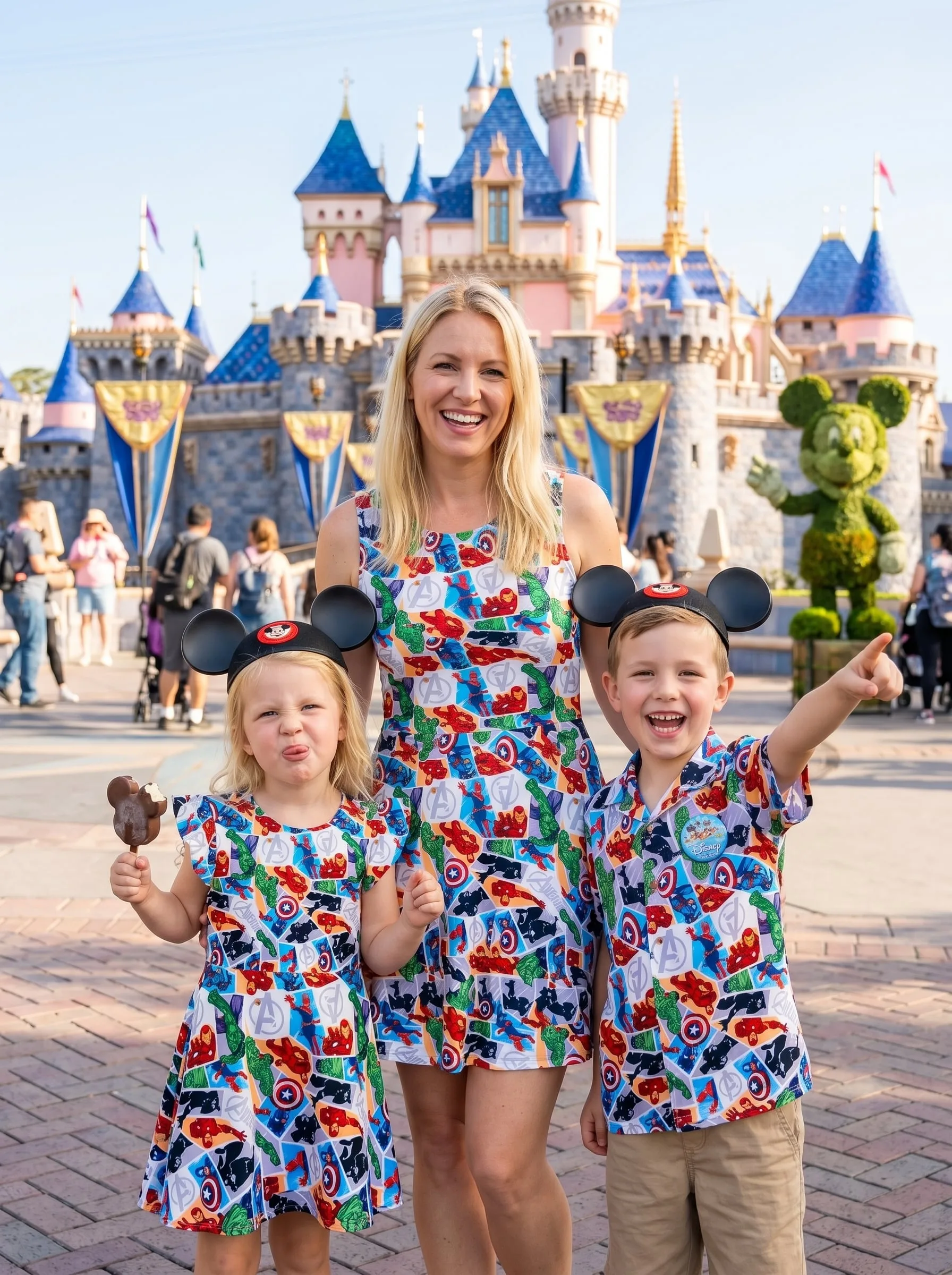 Marvel Avengers Matching Family Set, Disney Family Vacation Outfit, Disneyland Trip Clothes - Image 2