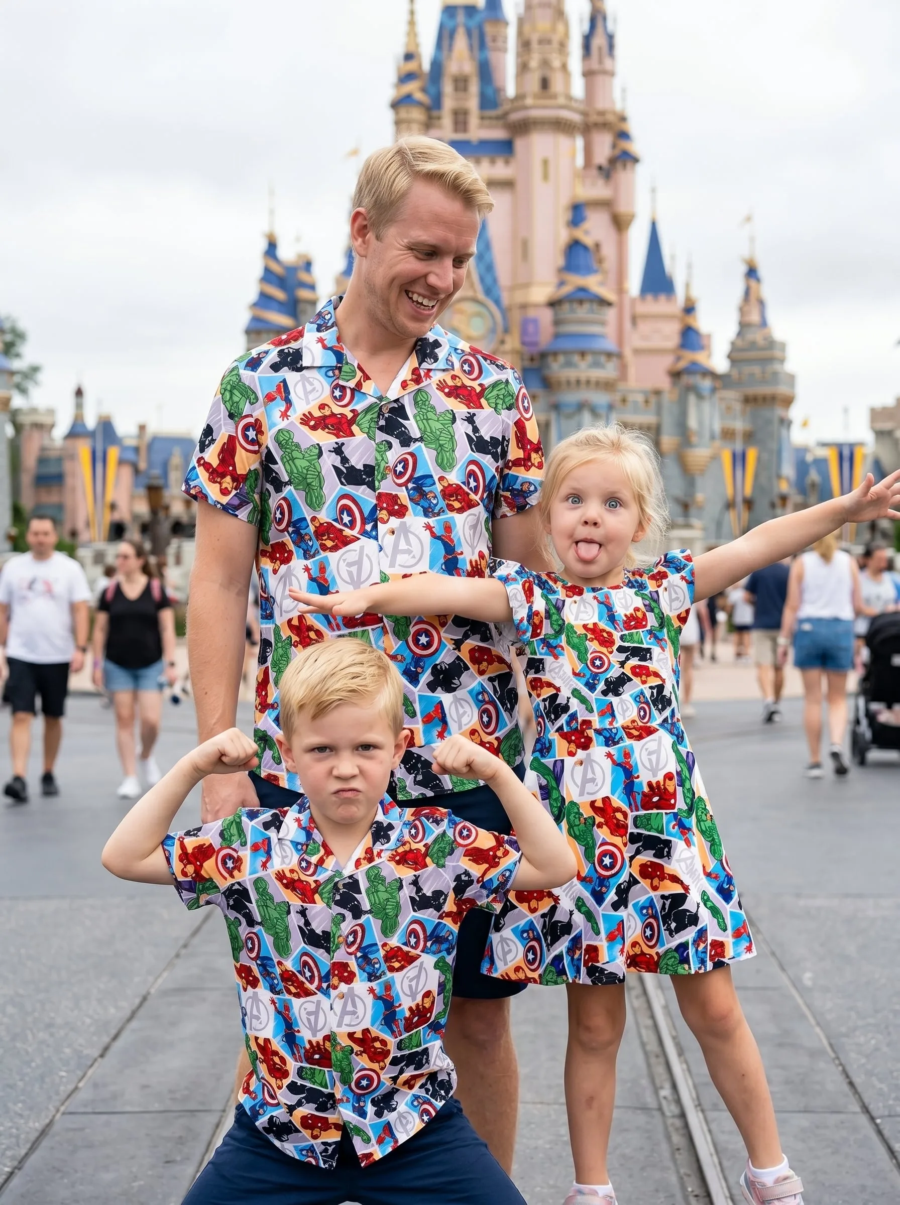 Marvel Avengers Matching Family Set, Disney Family Vacation Outfit, Disneyland Trip Clothes - Image 6