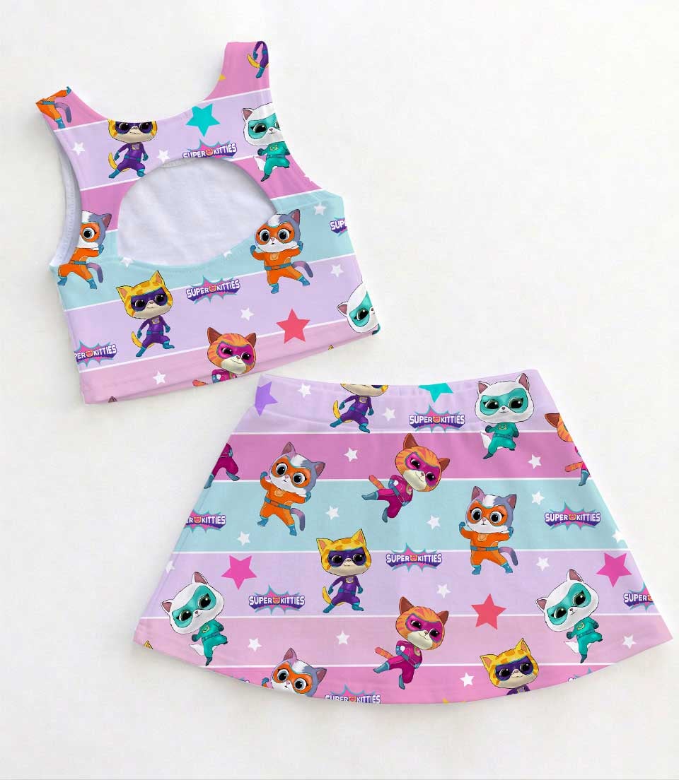SuperKitties Matching Mom and Me Dress Set, Disney Junior Family Vacation Theme Park Outfit - Image 2