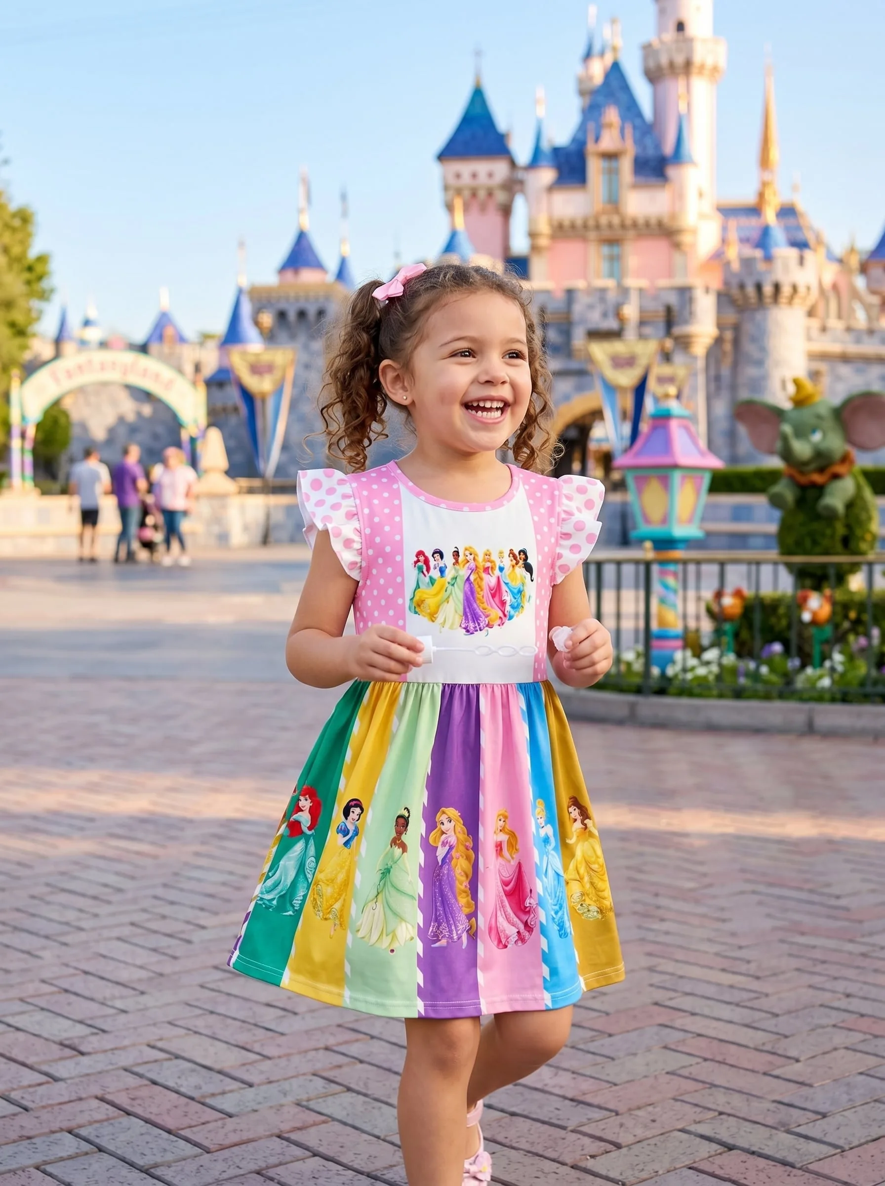 Disney Princess Twirl Dress, Disney Parks Outfit for Girls, Princess Dress - Image 4