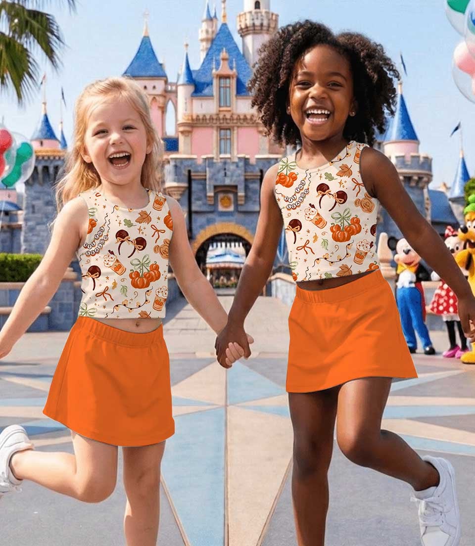 Disney Pumpkin Season Matching Mom and Me Dress Set, Halloween Theme Park Family Vacation Outfit - Image 5