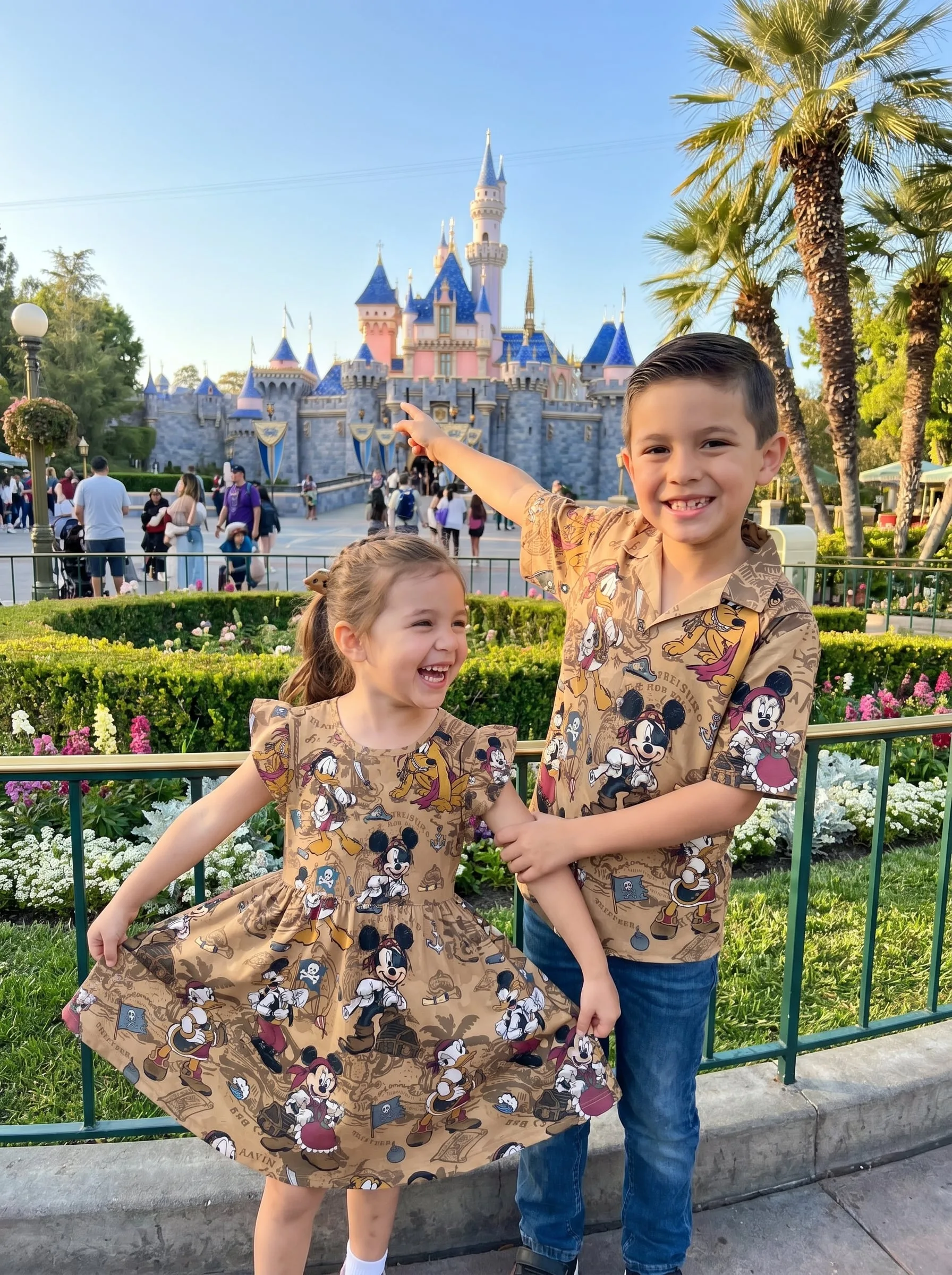 Pirate Mickey Matching Family Set, Disney Family Vacation Outfit, Disneyland Trip Clothes - Image 2