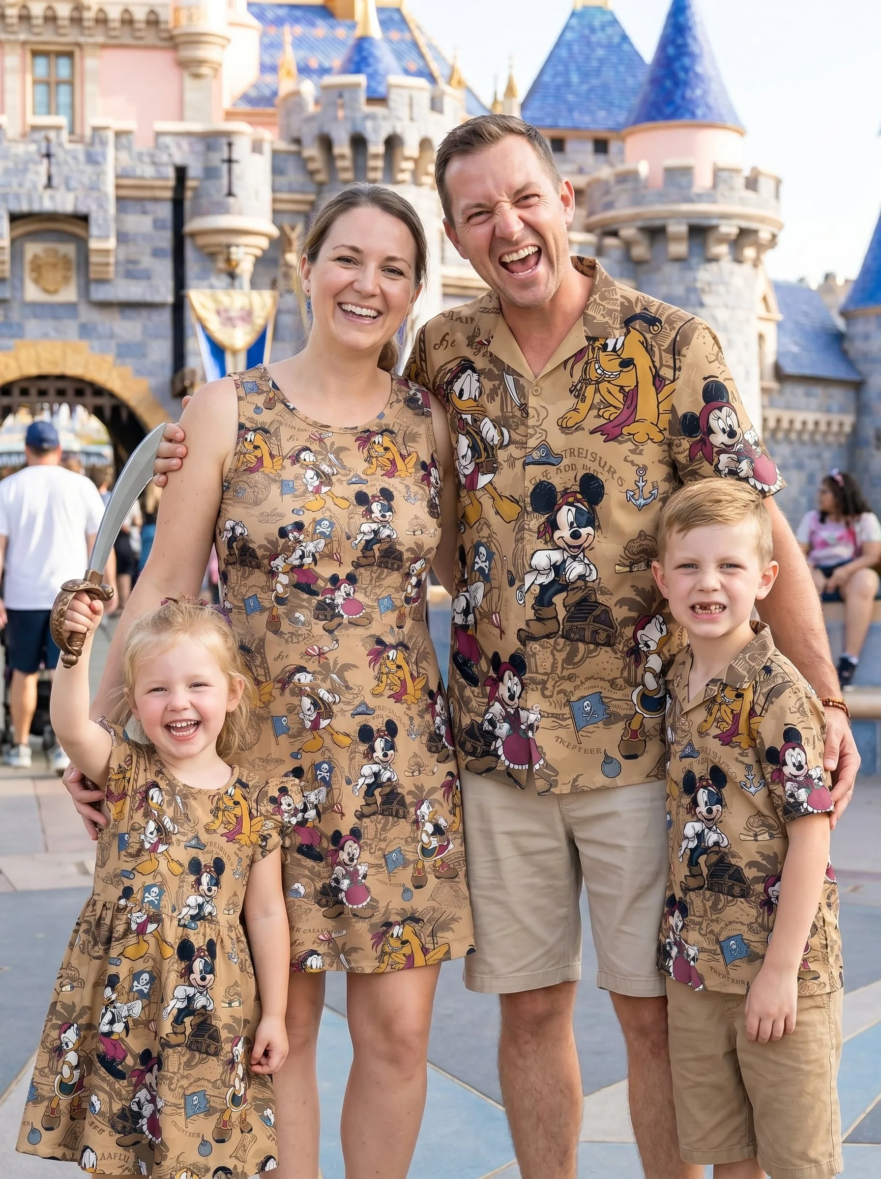 Pirate Mickey Matching Family Set, Disney Family Vacation Outfit, Disneyland Trip Clothes - Image 5