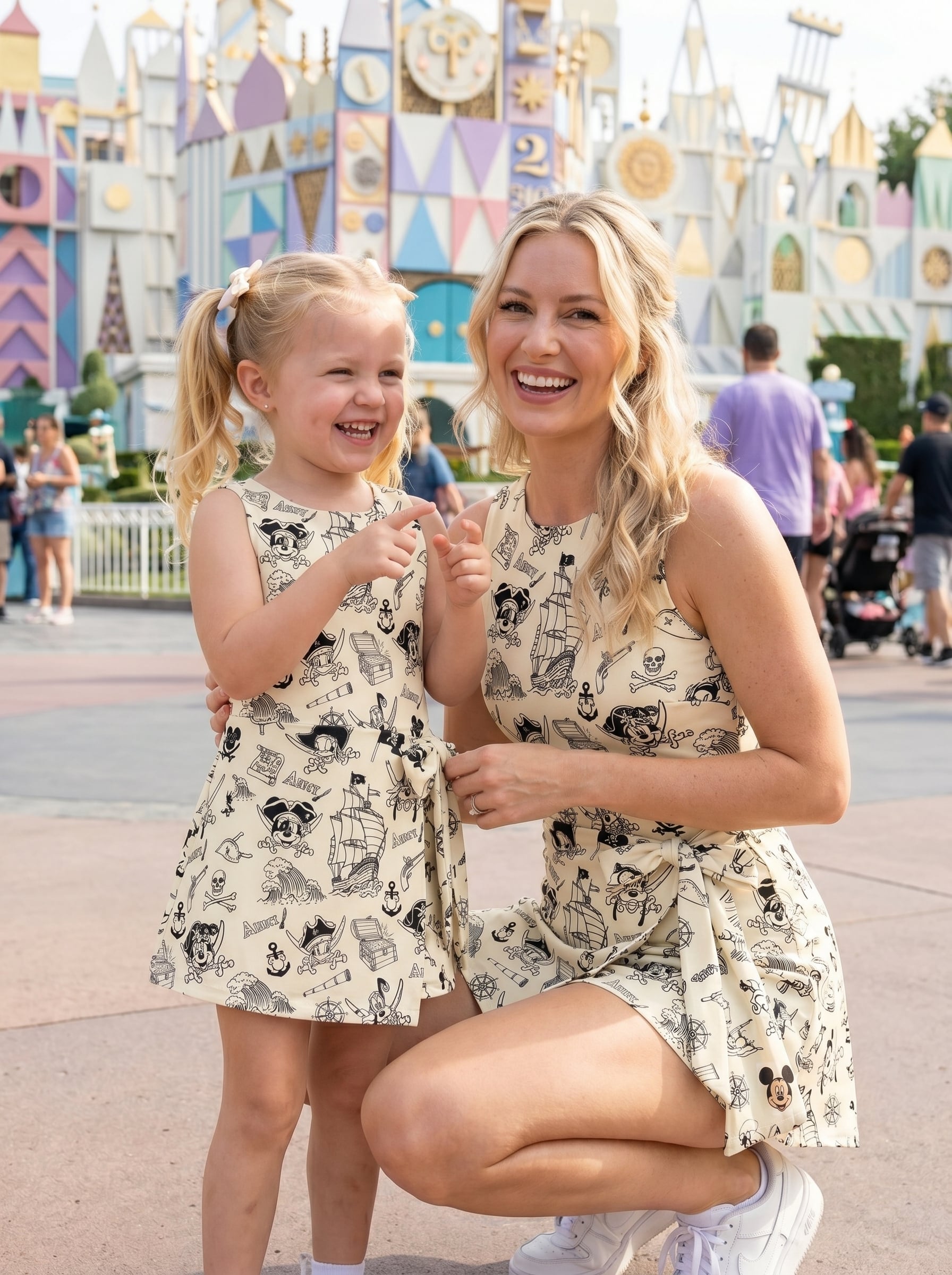 Pirate Mickey Tennis Dress Skirt, Disney Park Vacation Outfit, Pirate Mickey Skort Dress