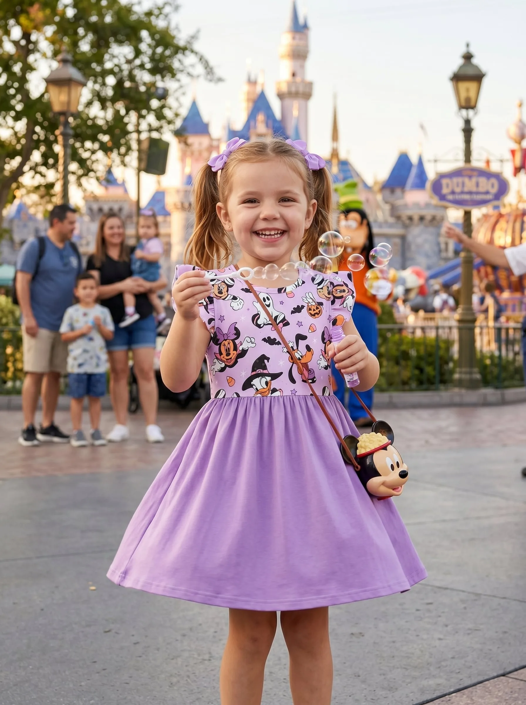 Mickey Halloween Twirl Dress, Disney Parks Outfit for Girls, Mickey's Not-So-Scary Halloween Dress