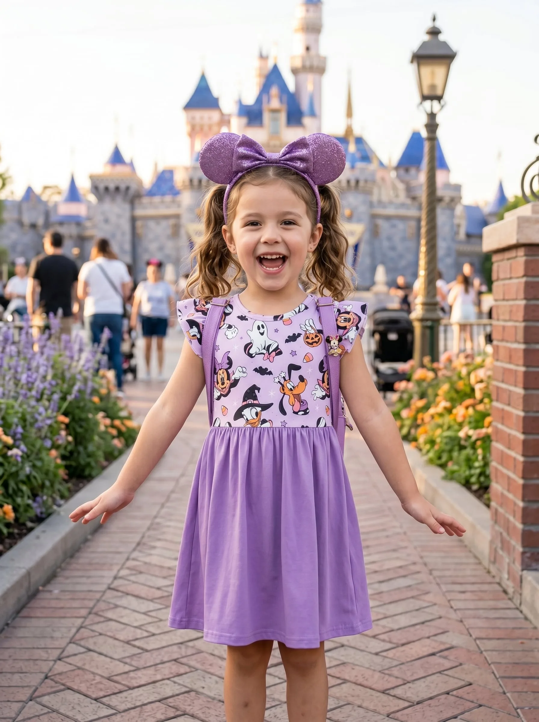 Mickey Halloween Twirl Dress, Disney Parks Outfit for Girls, Mickey's Not-So-Scary Halloween Dress - Image 4