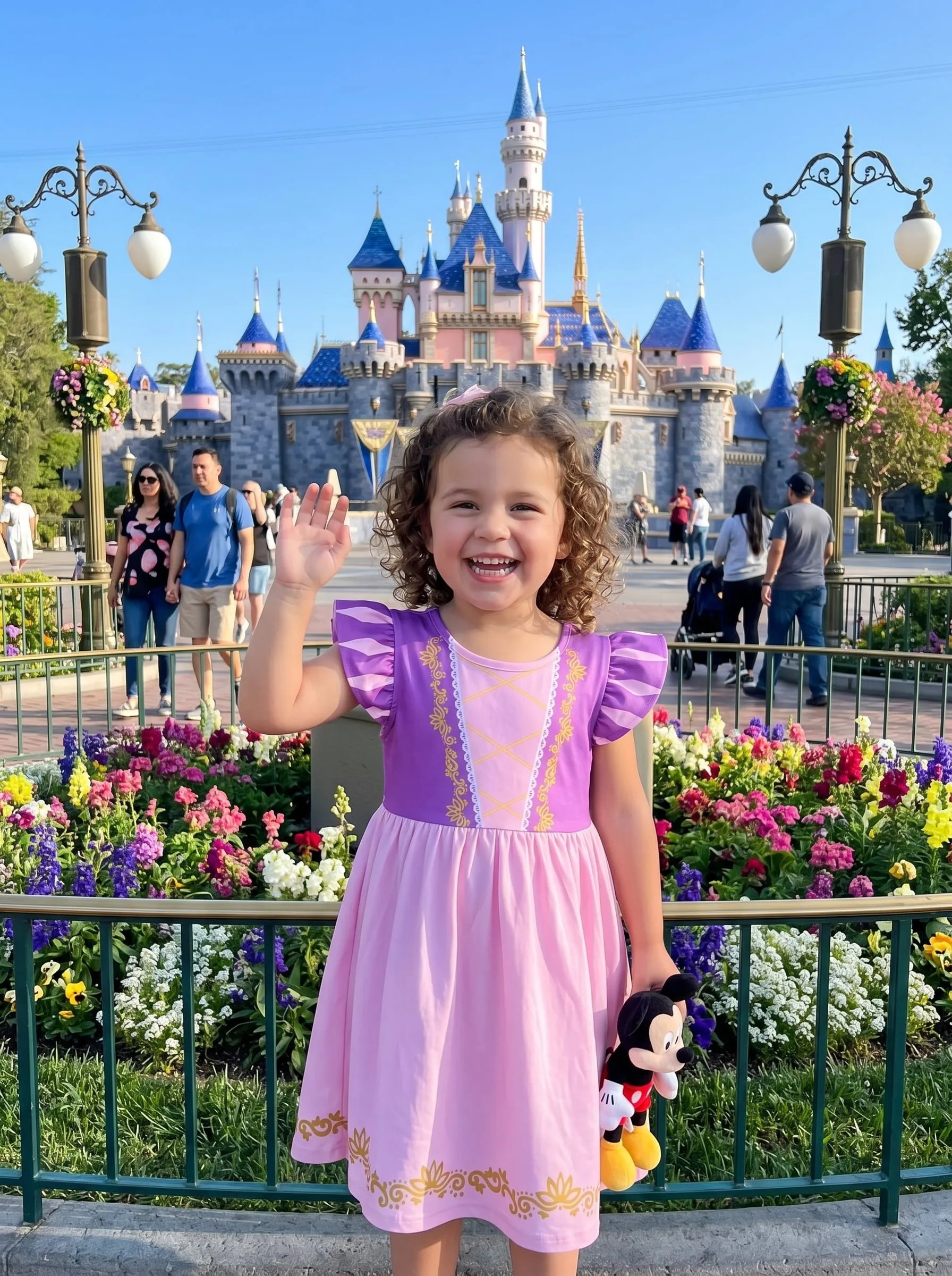 Rapunzel Twirl Dress, Disney Parks Outfit for Girls, Princess Rapunzel Dress - Image 4