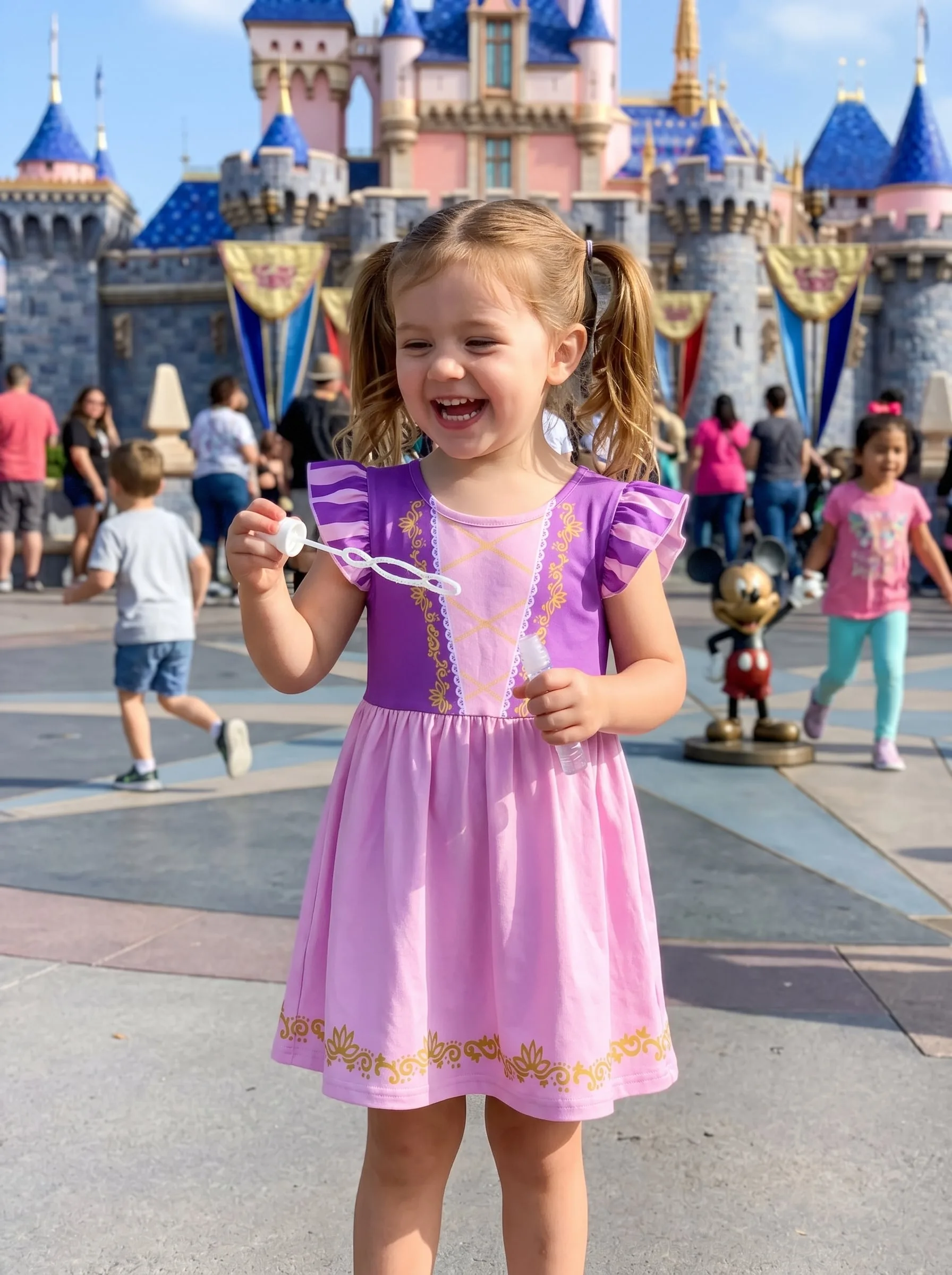 Rapunzel Twirl Dress, Disney Parks Outfit for Girls, Princess Rapunzel Dress - Image 3