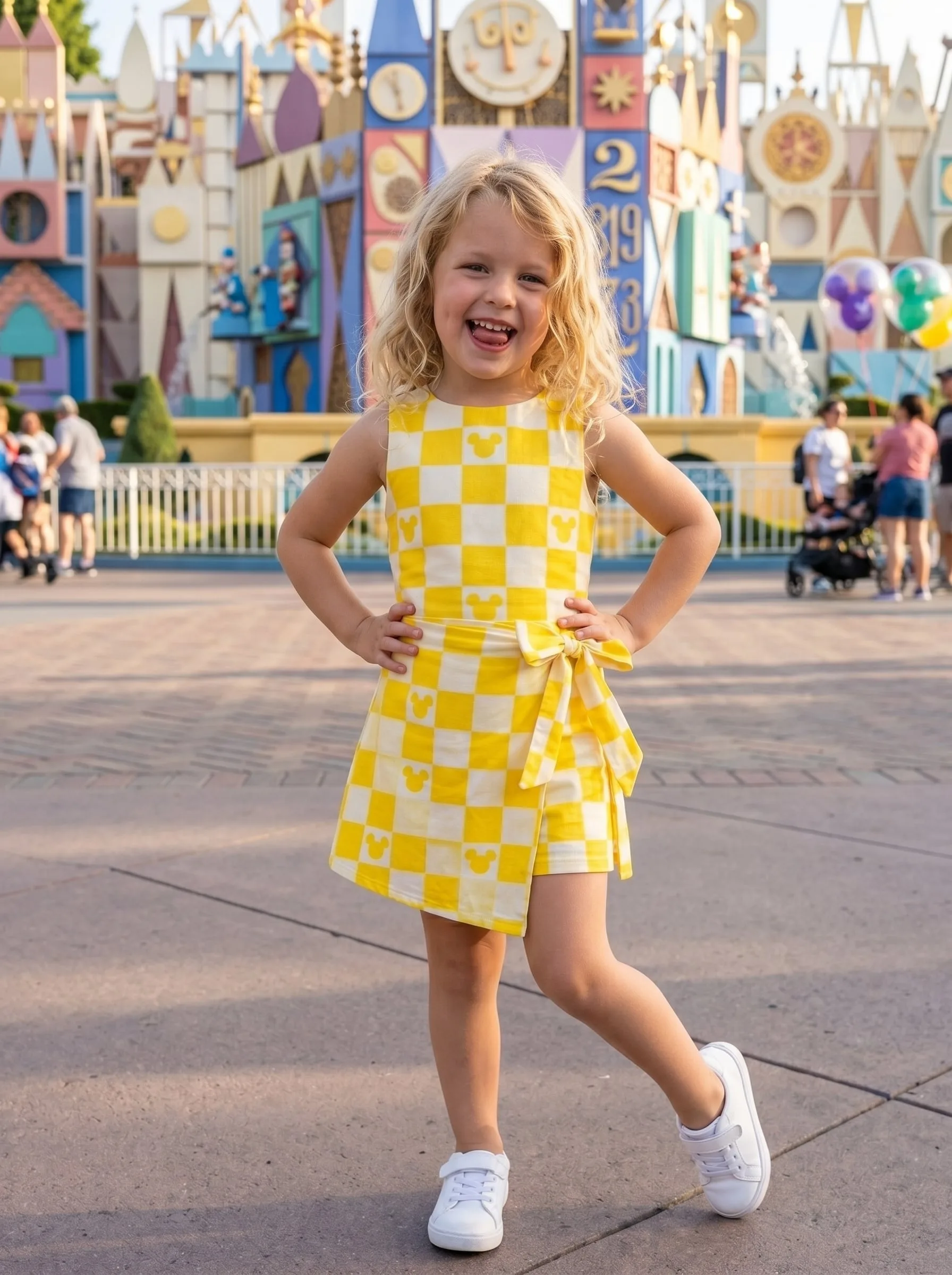 Mickey Monogram Tennis Dress Disney Classic Athletic Set, Minimalist Mickey Workout Tennis Dress Set - Image 3