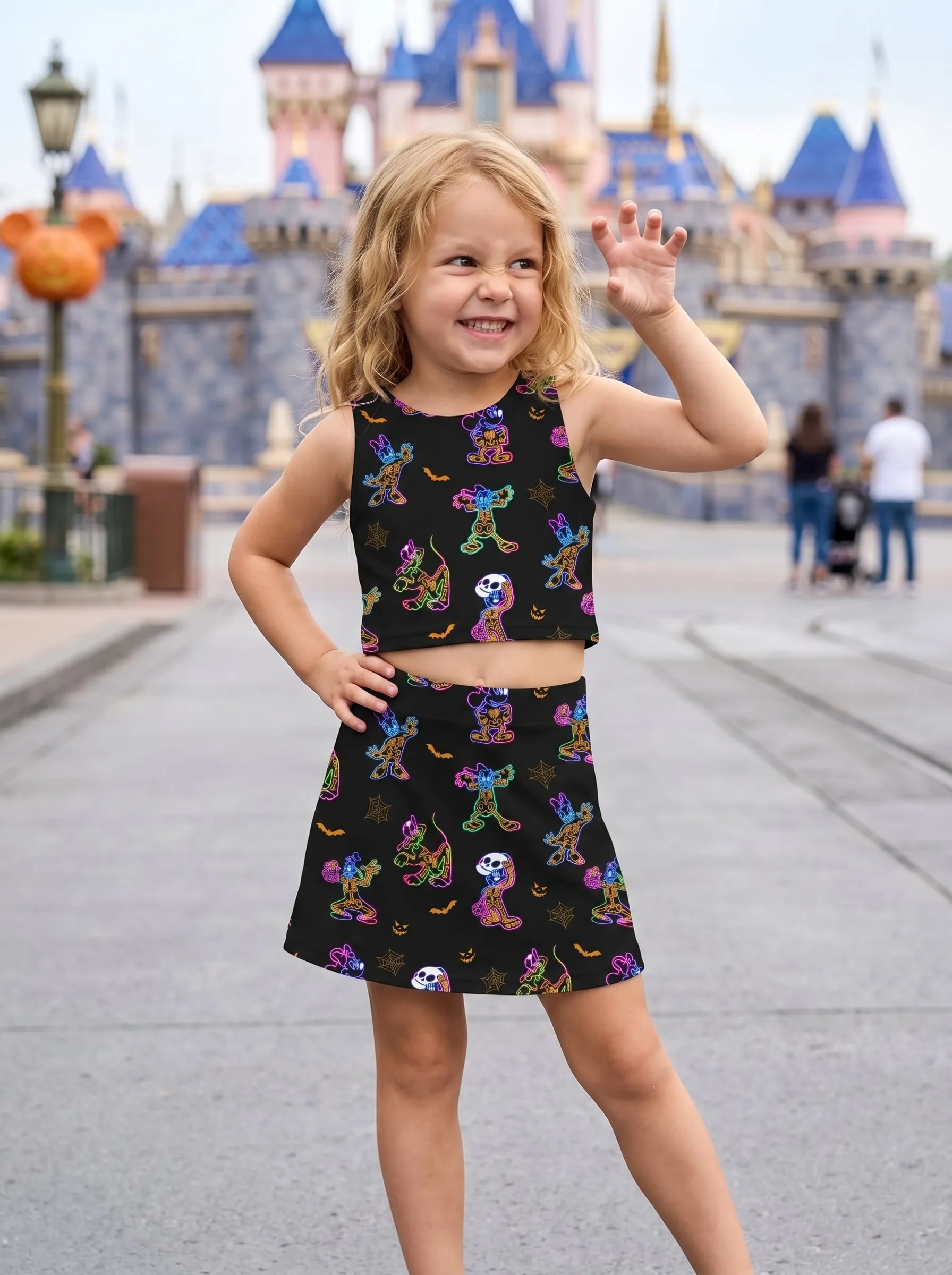 Disney Halloween Matching Dress Set, Mom And Me Outfit, Mickey Friends Halloween Vacation Clothes - Image 2