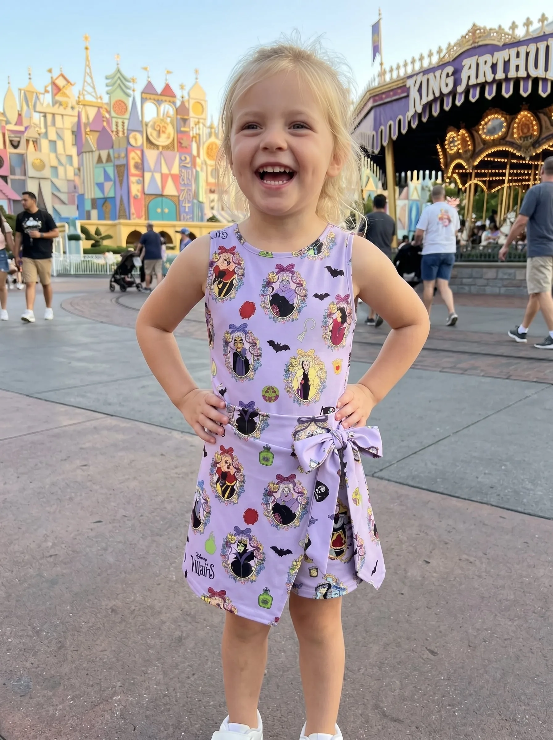 Disney Villains Tennis Dress Skirt, Disney Park Vacation Outfit, Disney Villains Skort Dress - Image 2
