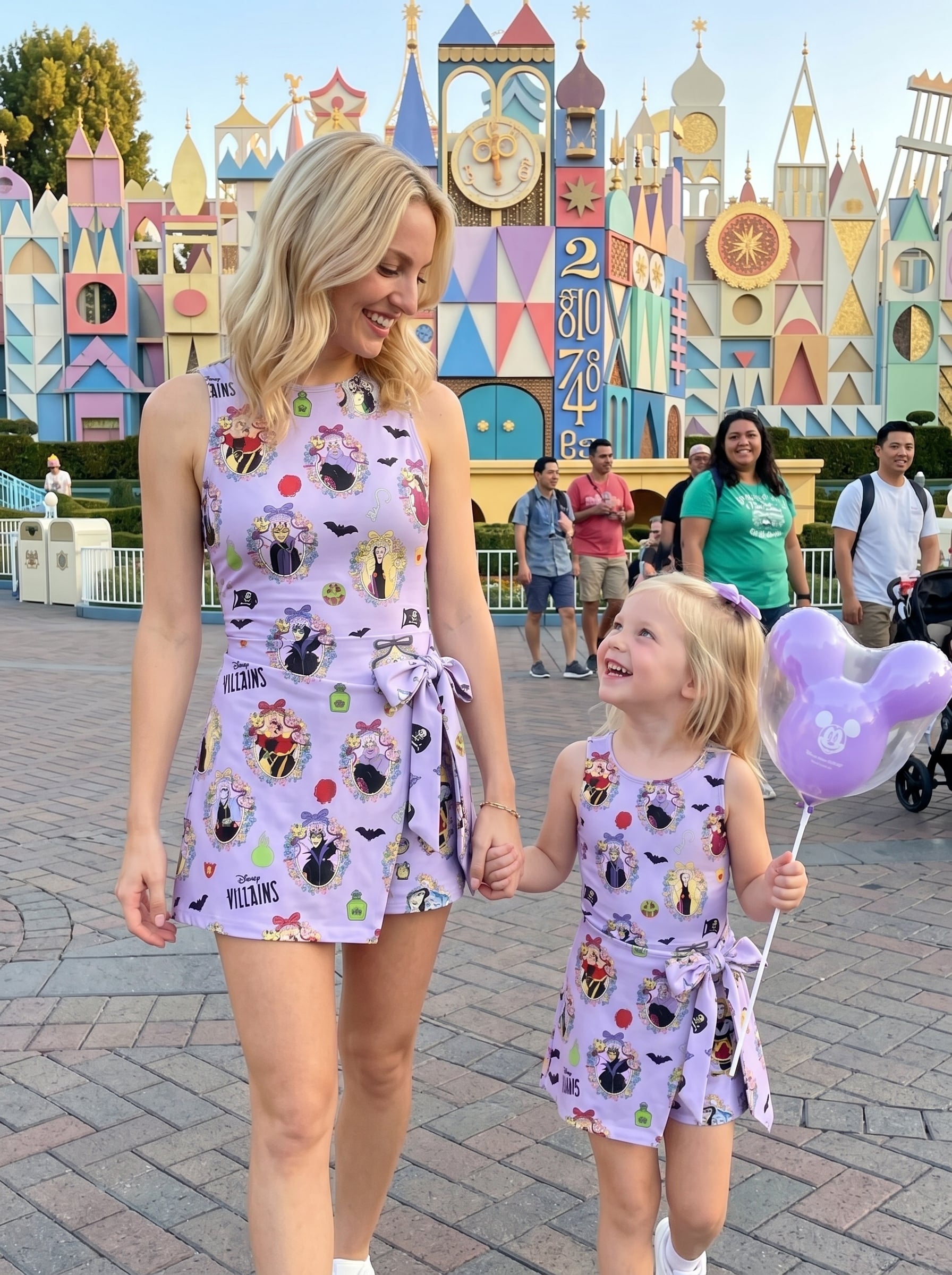 Disney Villains Tennis Dress Skirt, Disney Park Vacation Outfit, Disney Villains Skort Dress
