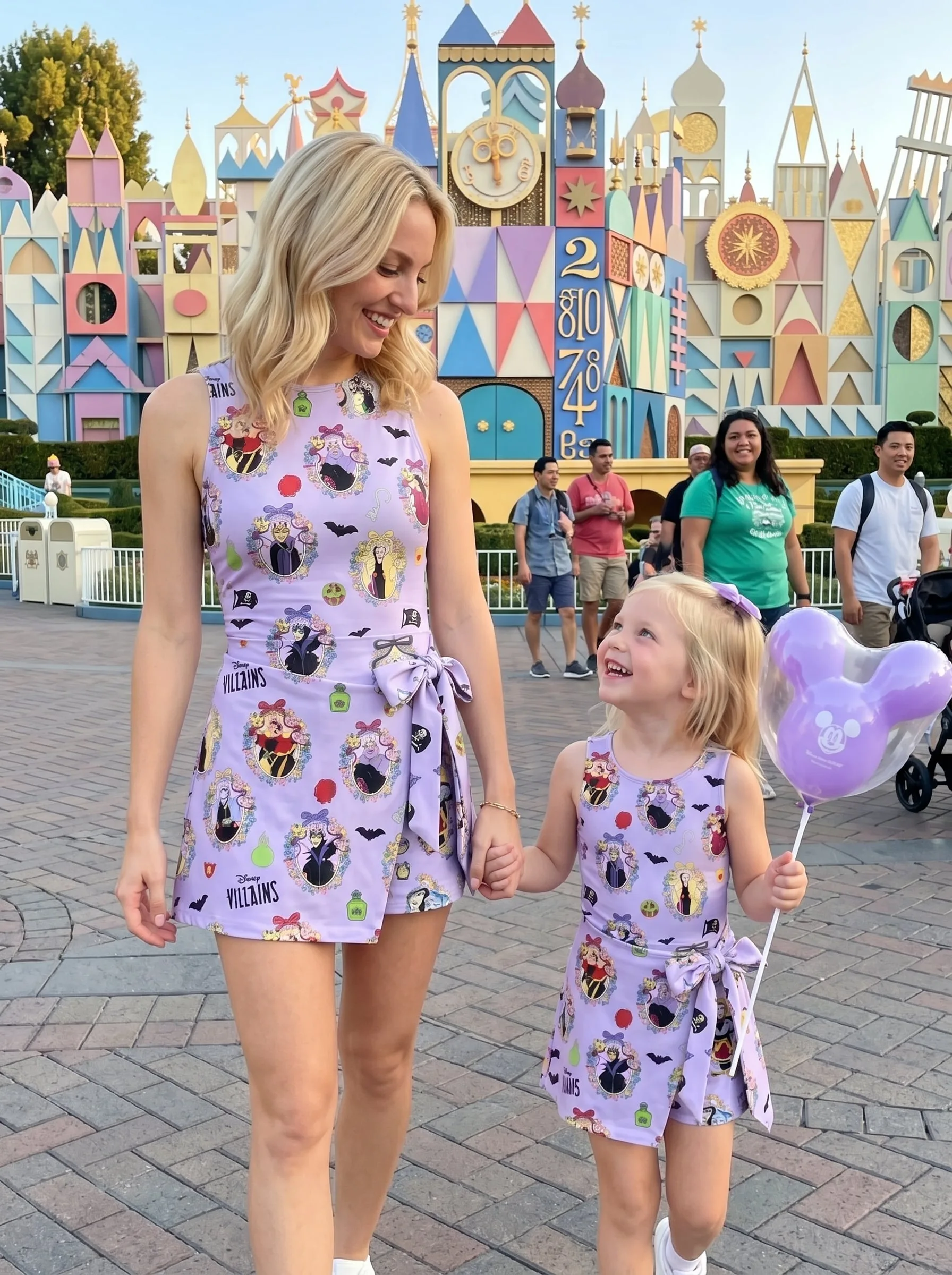 Disney Villains Tennis Dress Skirt, Disney Park Vacation Outfit, Disney Villains Skort Dress
