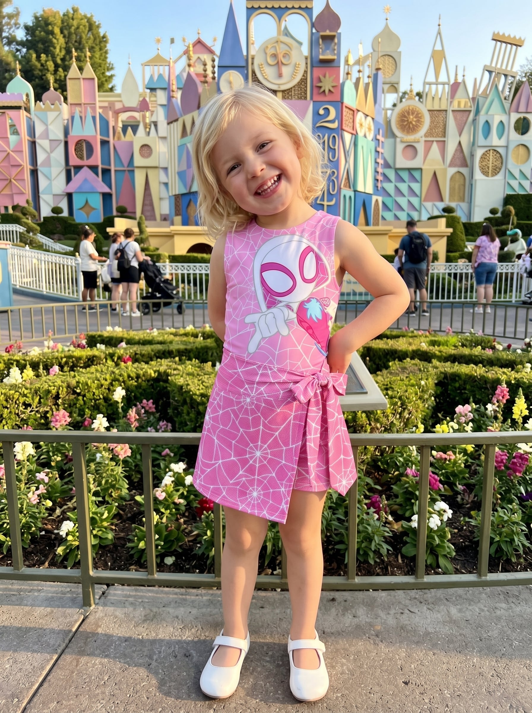 Spider Gwen Tennis Dress Skirt, Disney Park Vacation Outfit, Spider Gwen Skort Dress - Image 2
