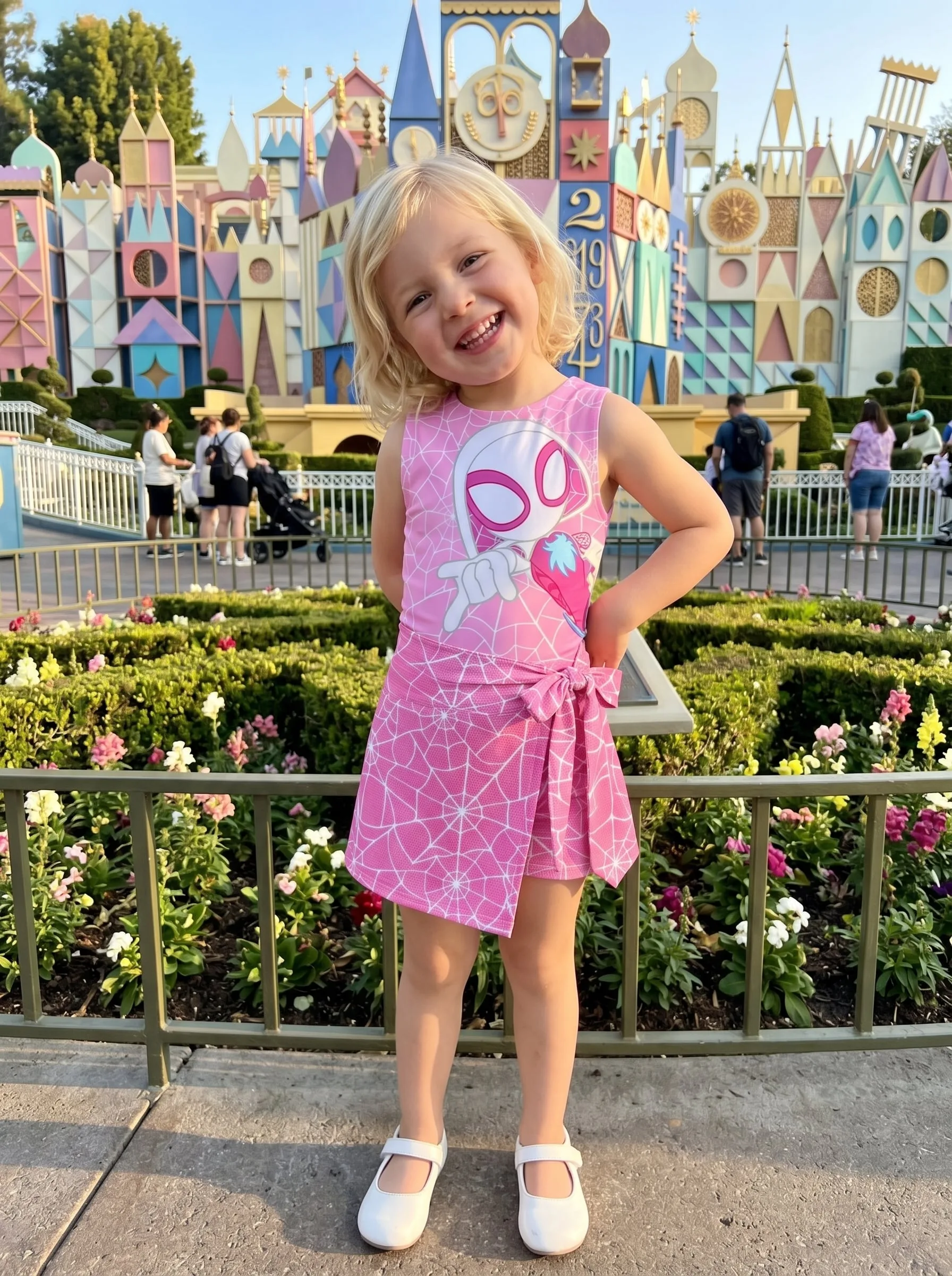 Spider Gwen Tennis Dress Skirt, Disney Park Vacation Outfit, Spider Gwen Skort Dress - Image 2